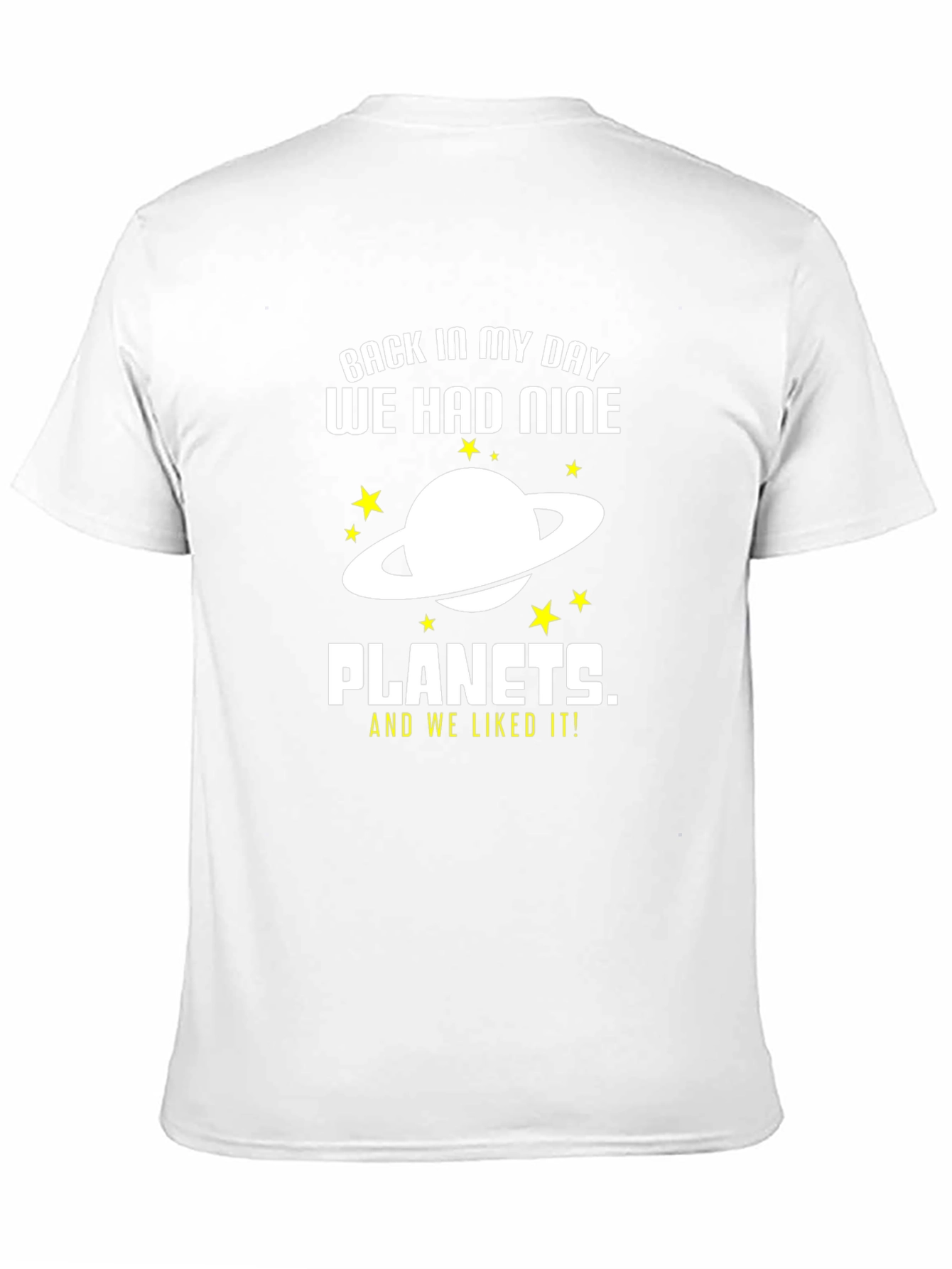 Nine Planets Graphic Tee - Astronomy Humor