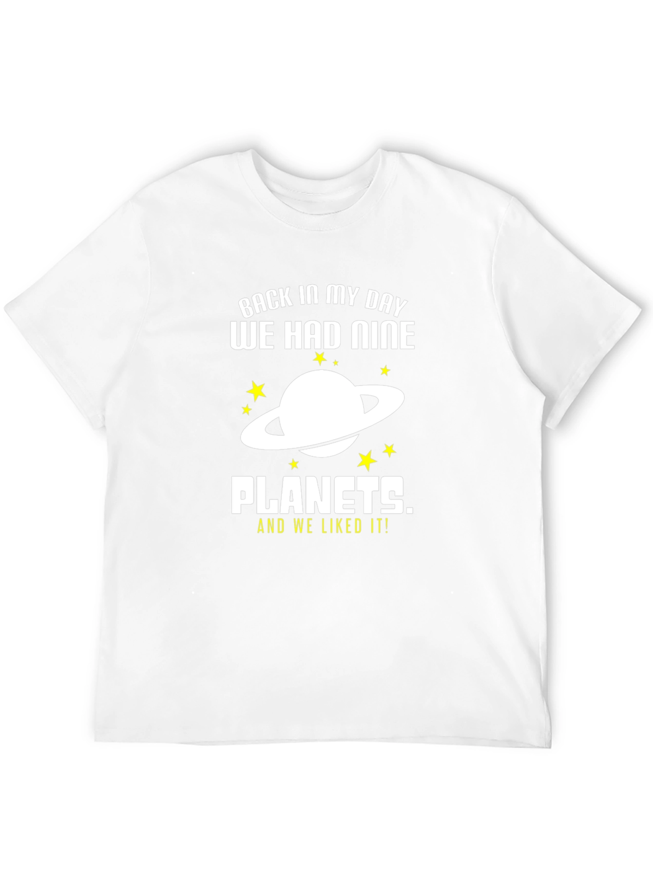 Nine Planets Graphic Tee - Astronomy Humor
