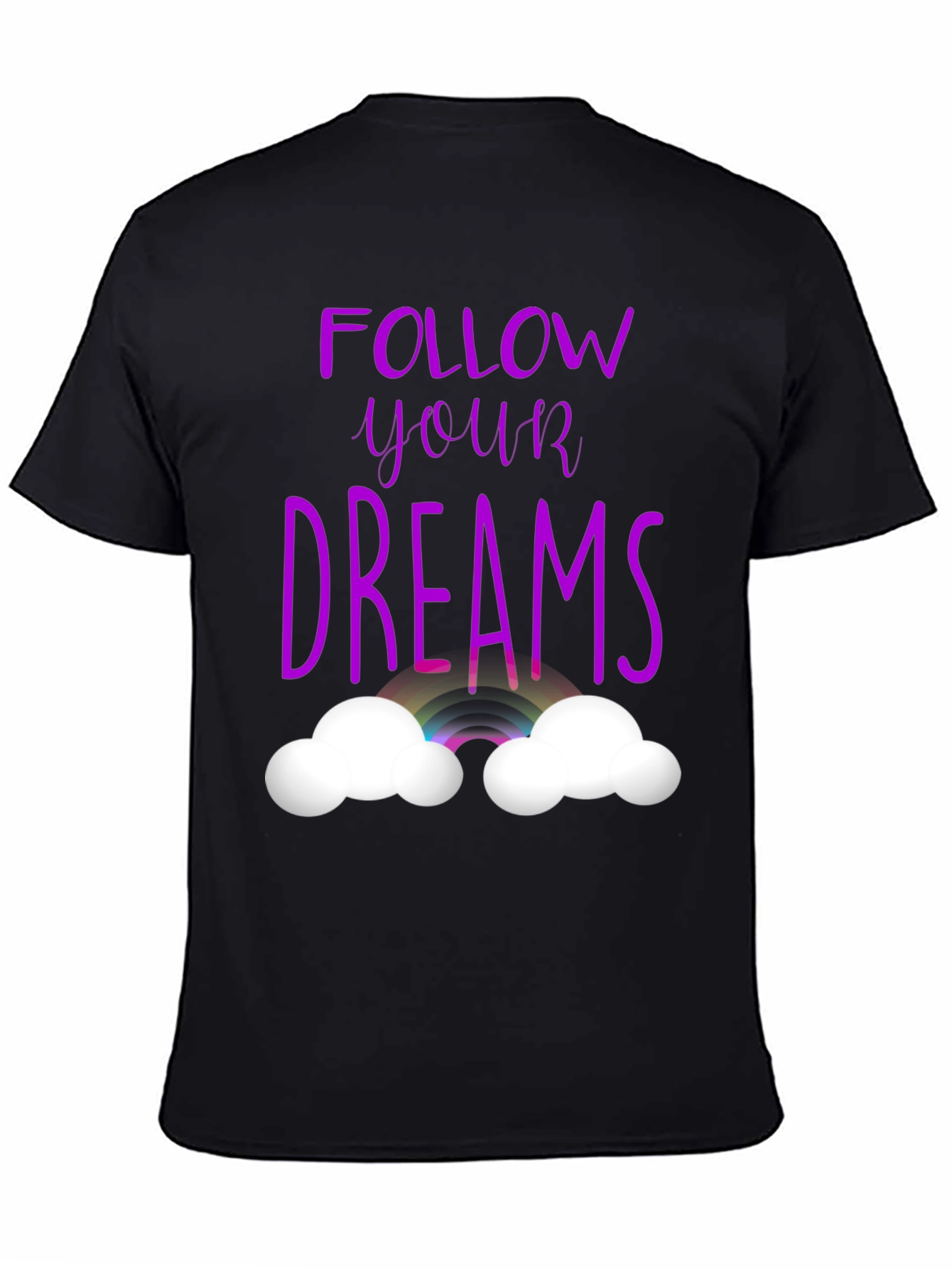 Follow Your Dreams Graphic Tee - Black