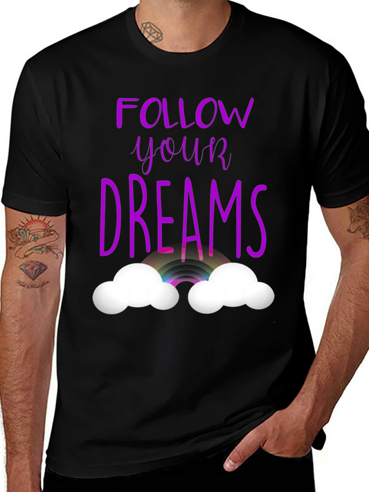 Follow Your Dreams Graphic Tee - Black