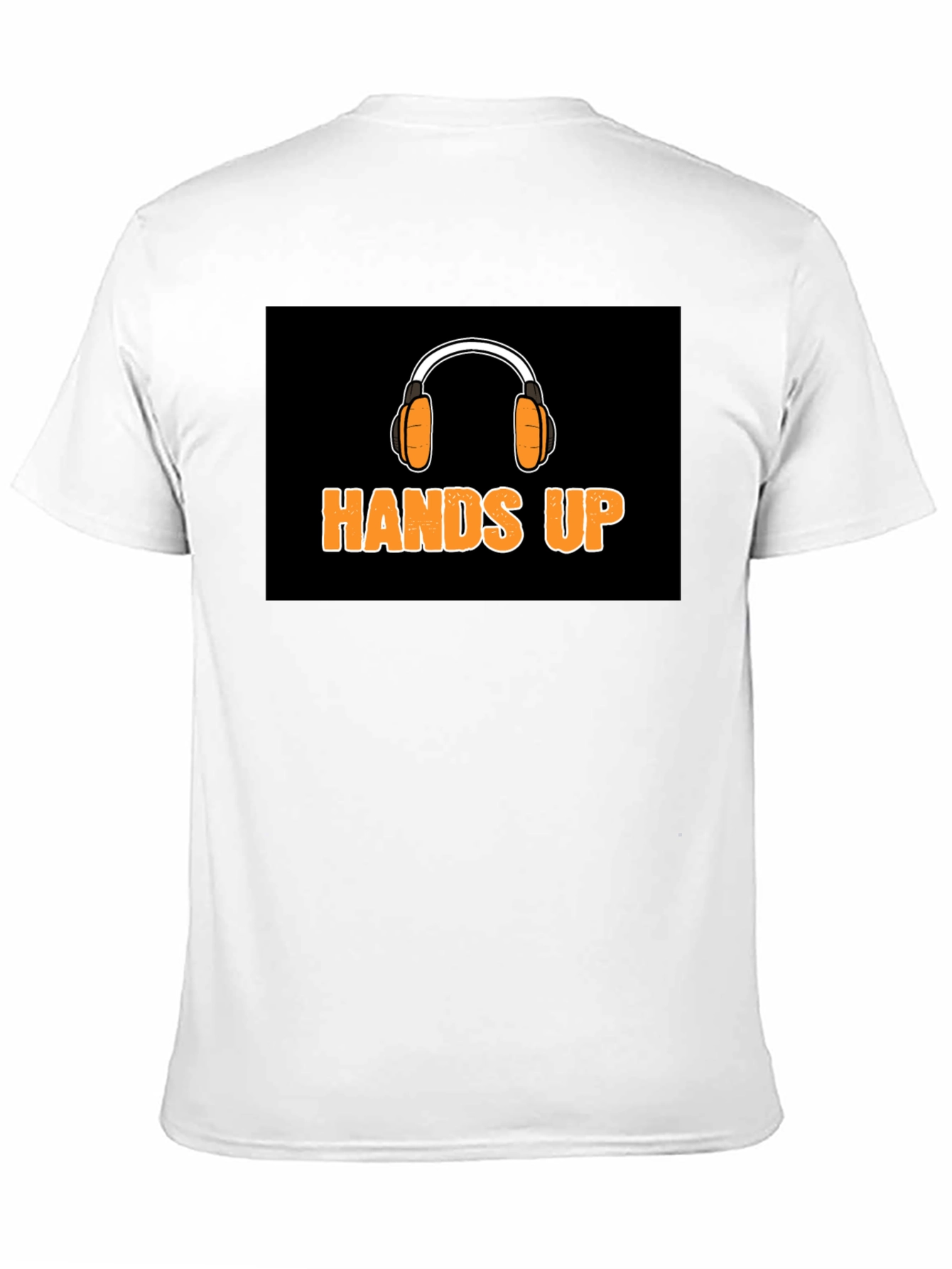 Hands Up Headphones Graphic T-Shirt