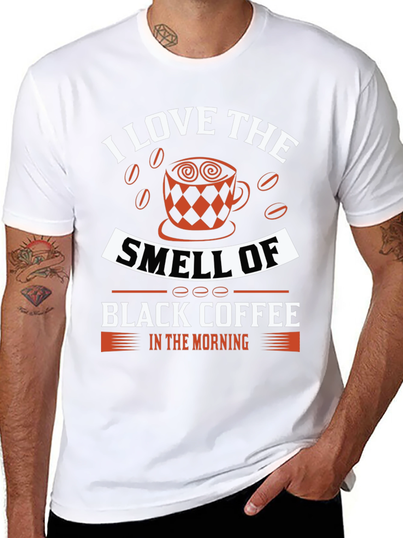 Coffee Lover T-Shirt: Black Coffee in the Morning