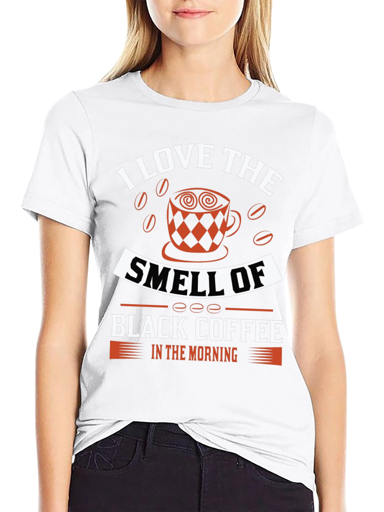 Coffee Lover T-Shirt: Black Coffee in the Morning