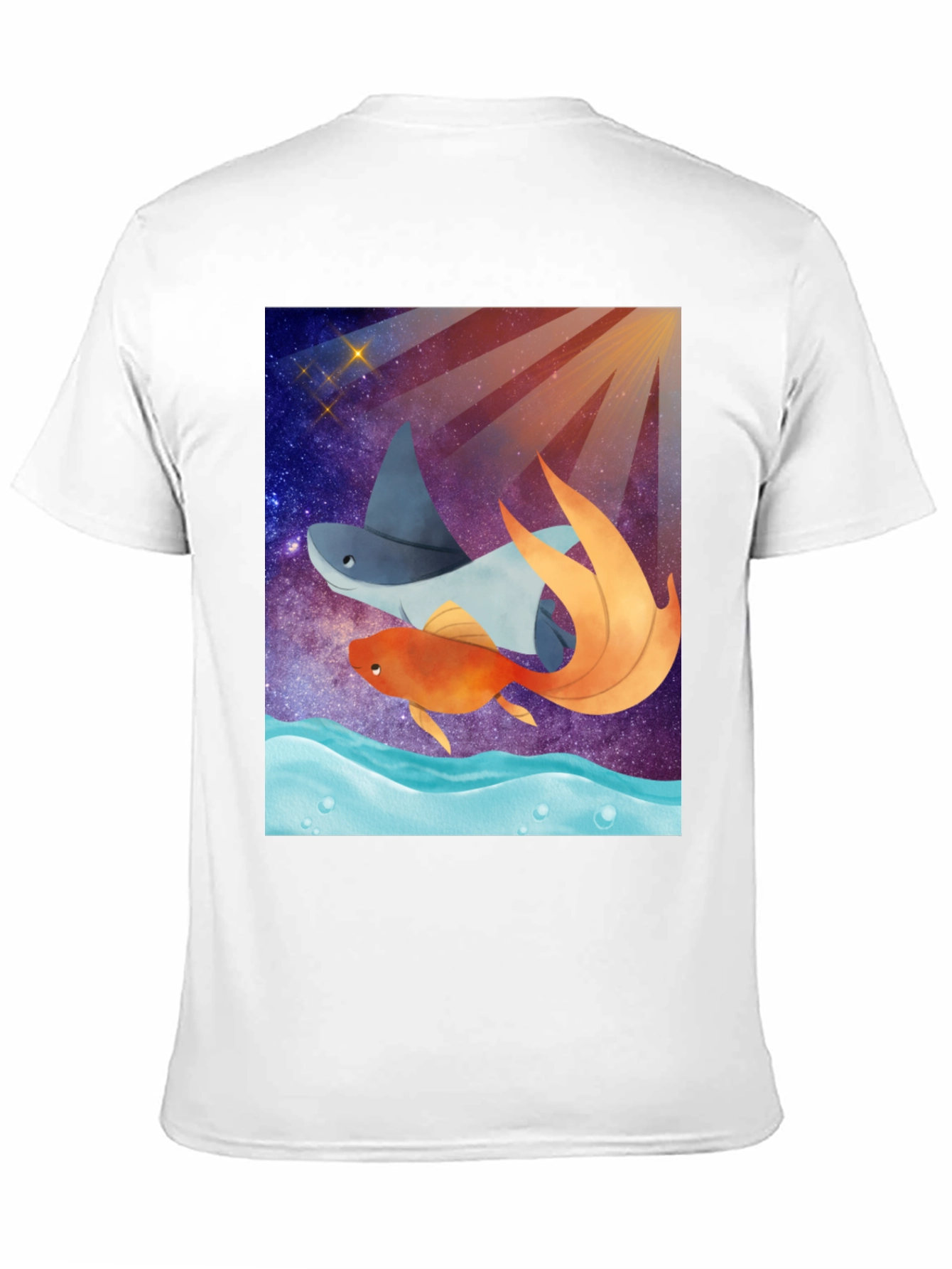 Cosmic Fish & Ray Graphic Tee