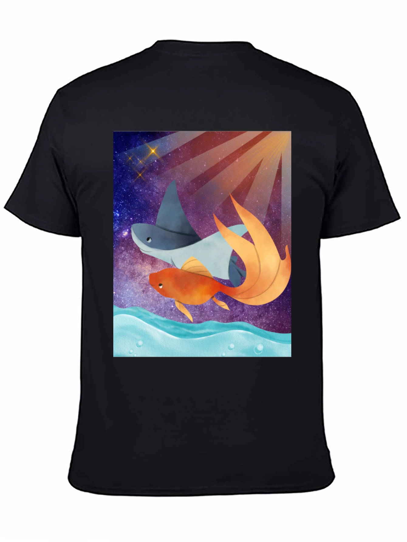 Cosmic Fish & Ray Graphic Tee