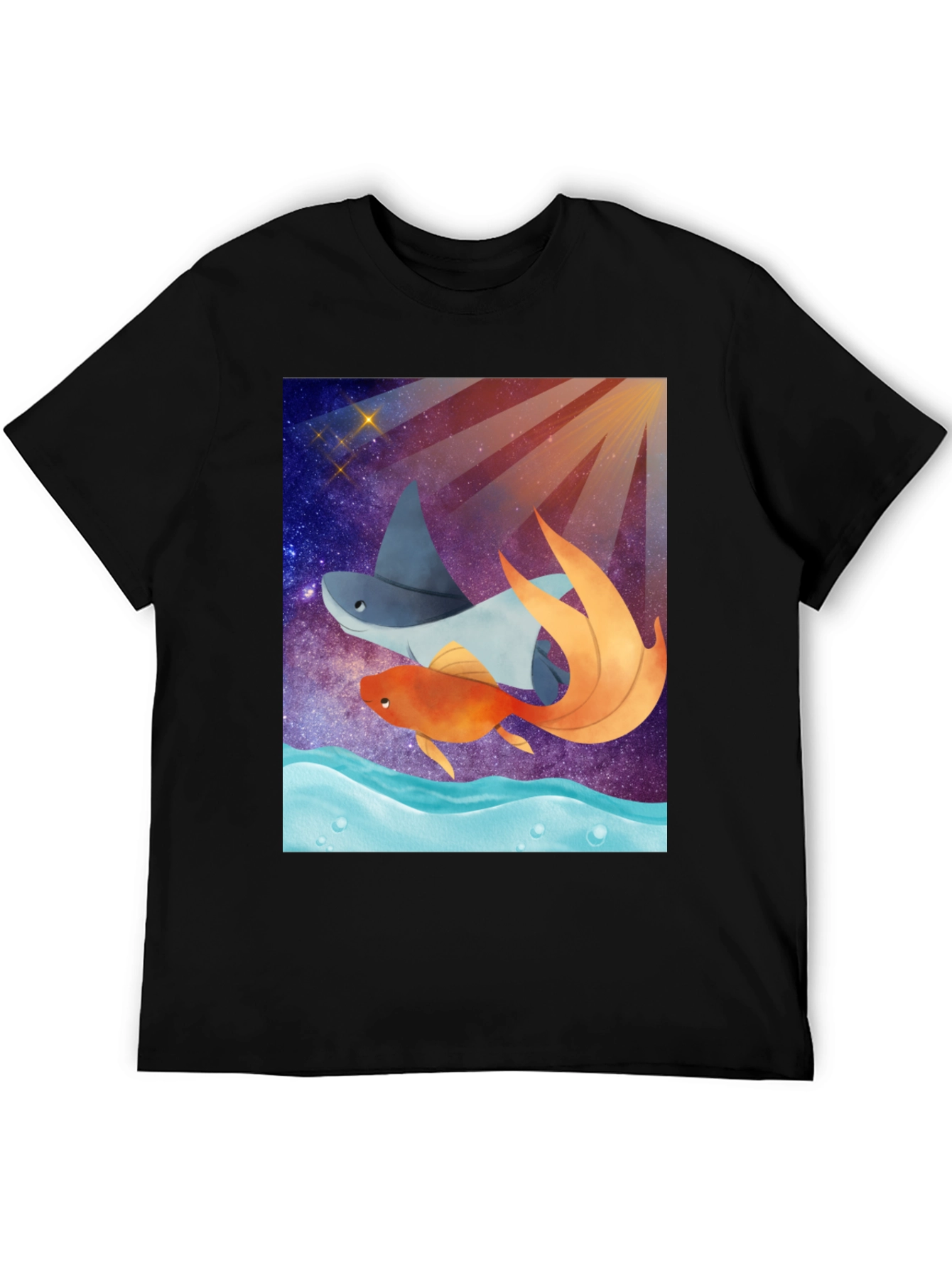 Cosmic Fish & Ray Graphic Tee