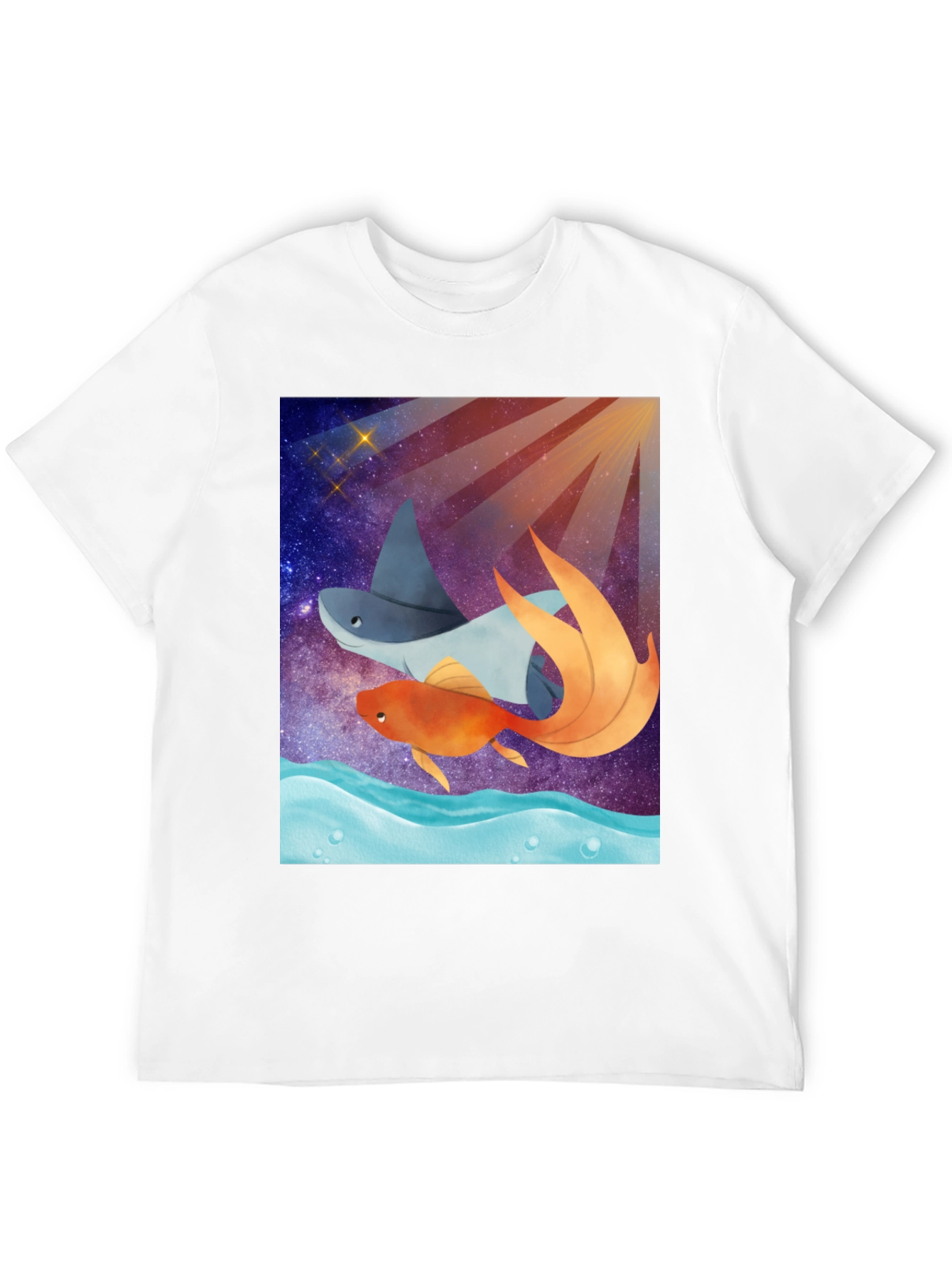 Cosmic Fish & Ray Graphic Tee