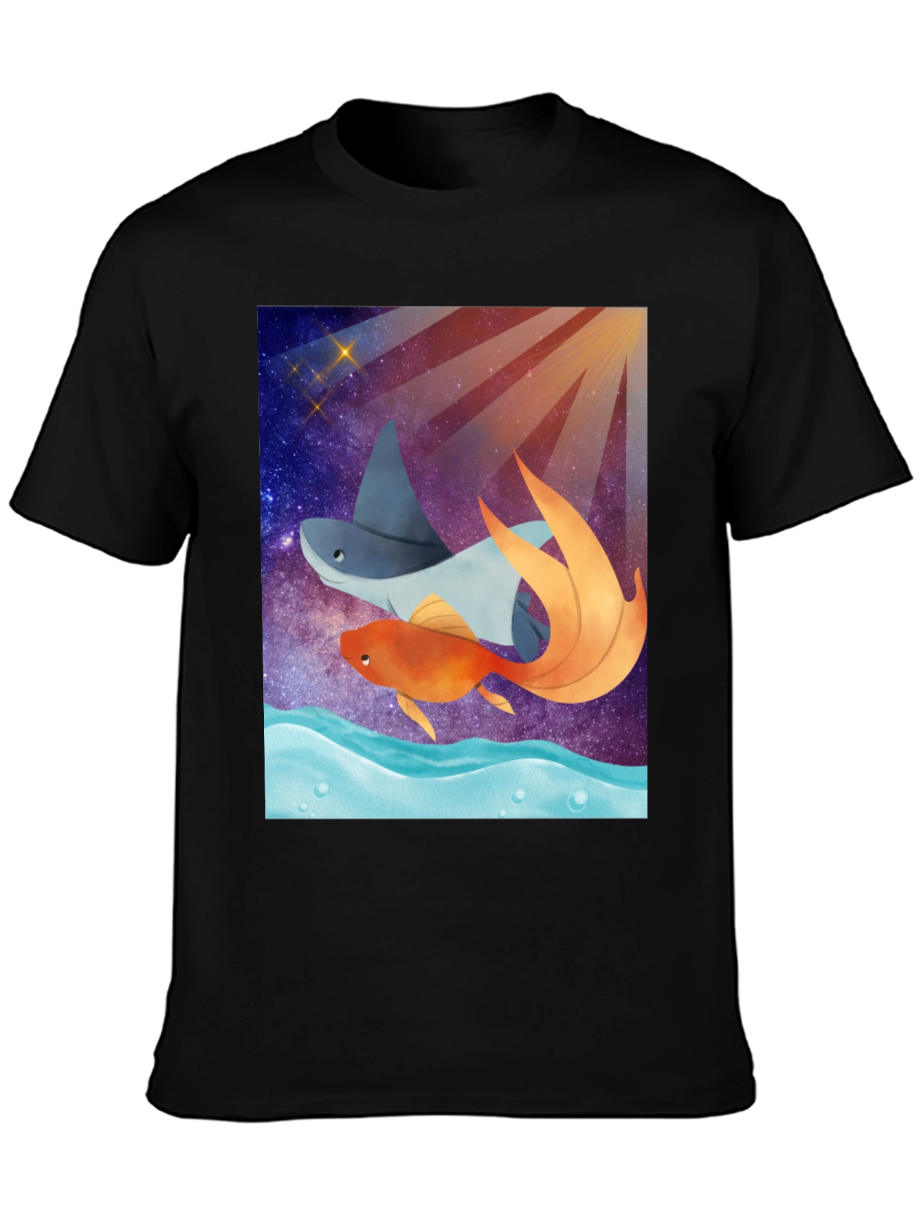 Cosmic Fish & Ray Graphic Tee