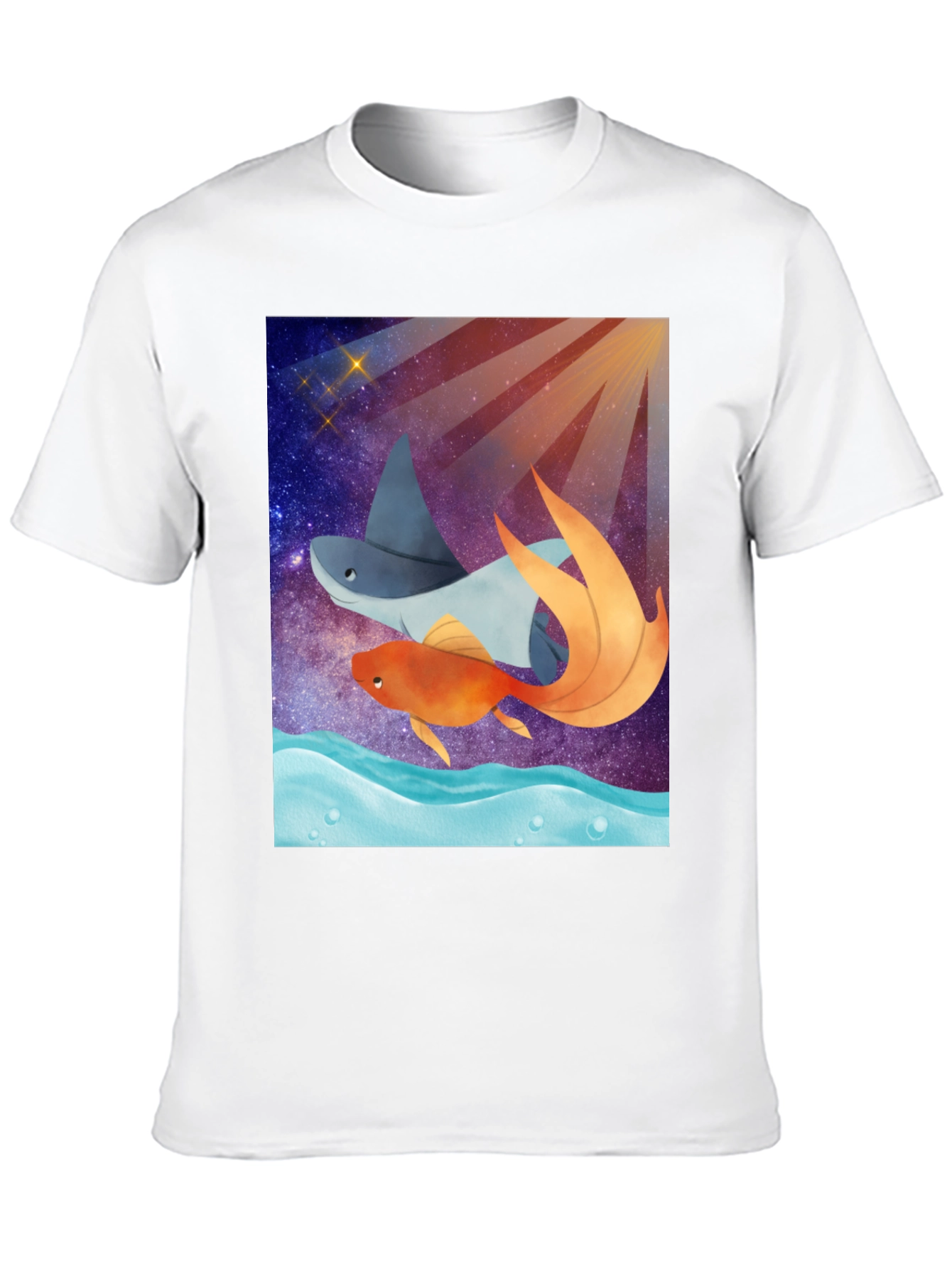 Cosmic Fish & Ray Graphic Tee