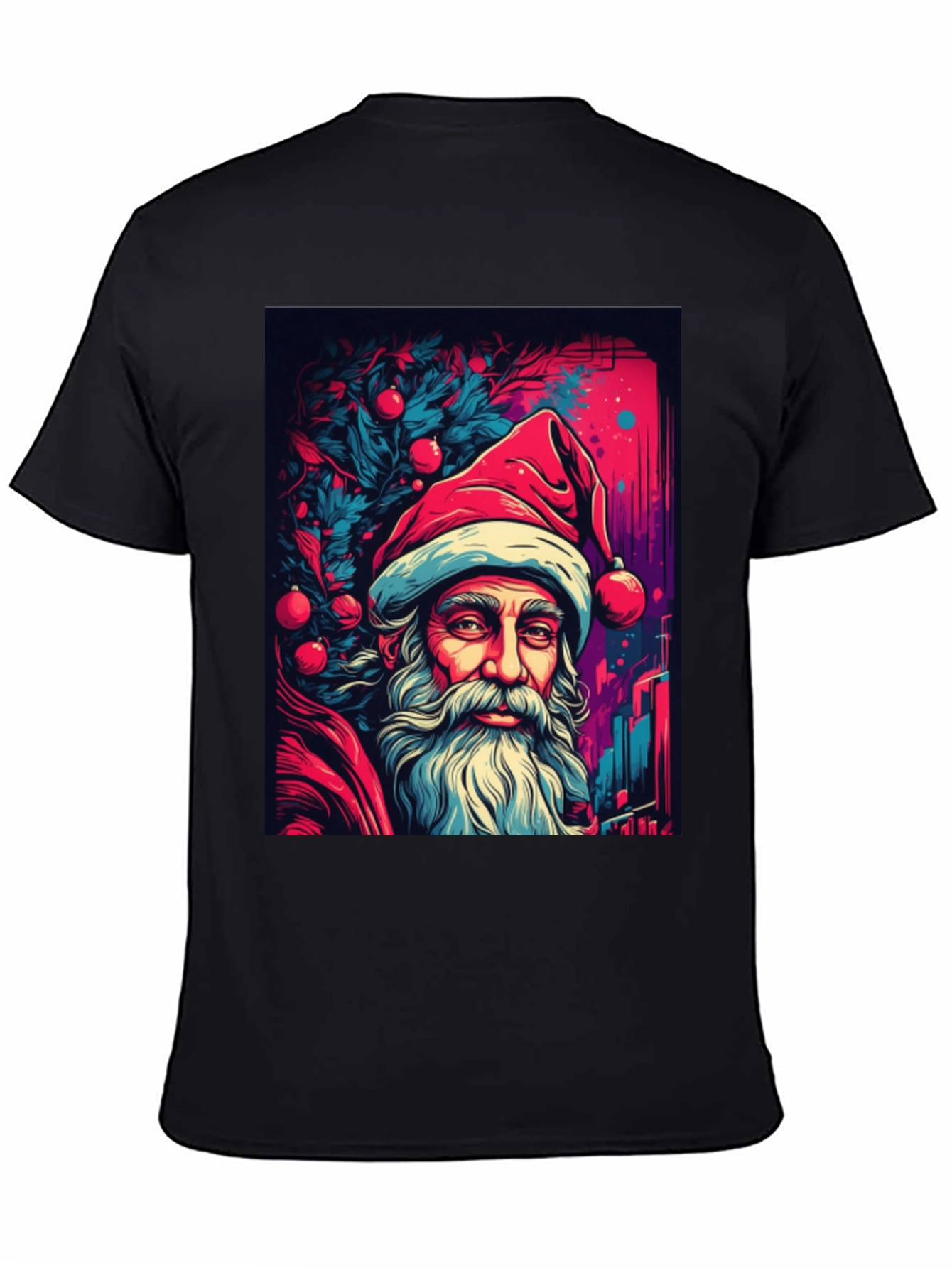 Santa T-Shirt - Christmas Graphic Tee