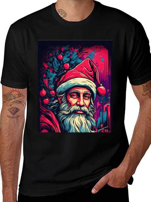 Santa T-Shirt - Christmas Graphic Tee