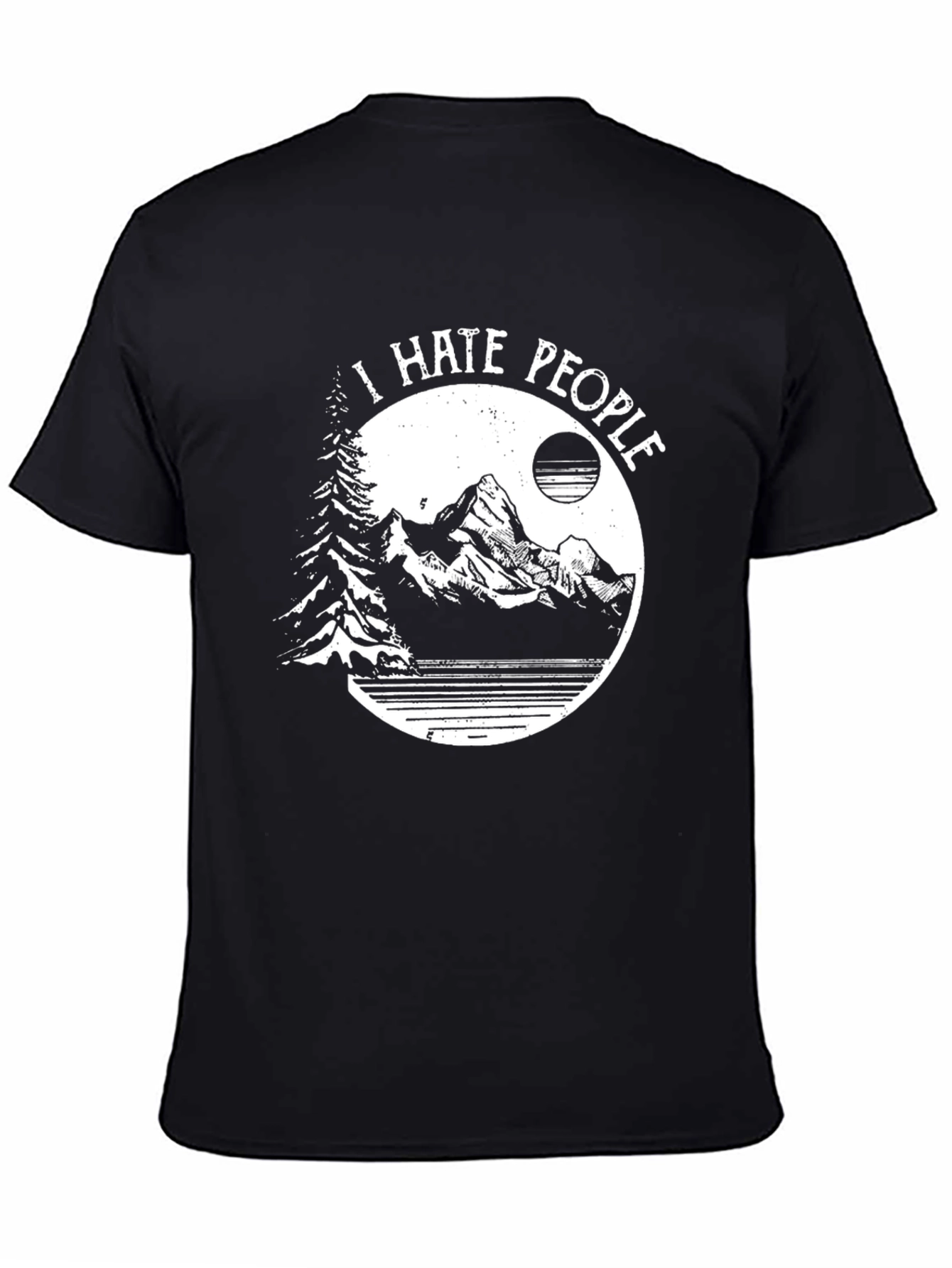 I Hate People Mountain Graphic Tee