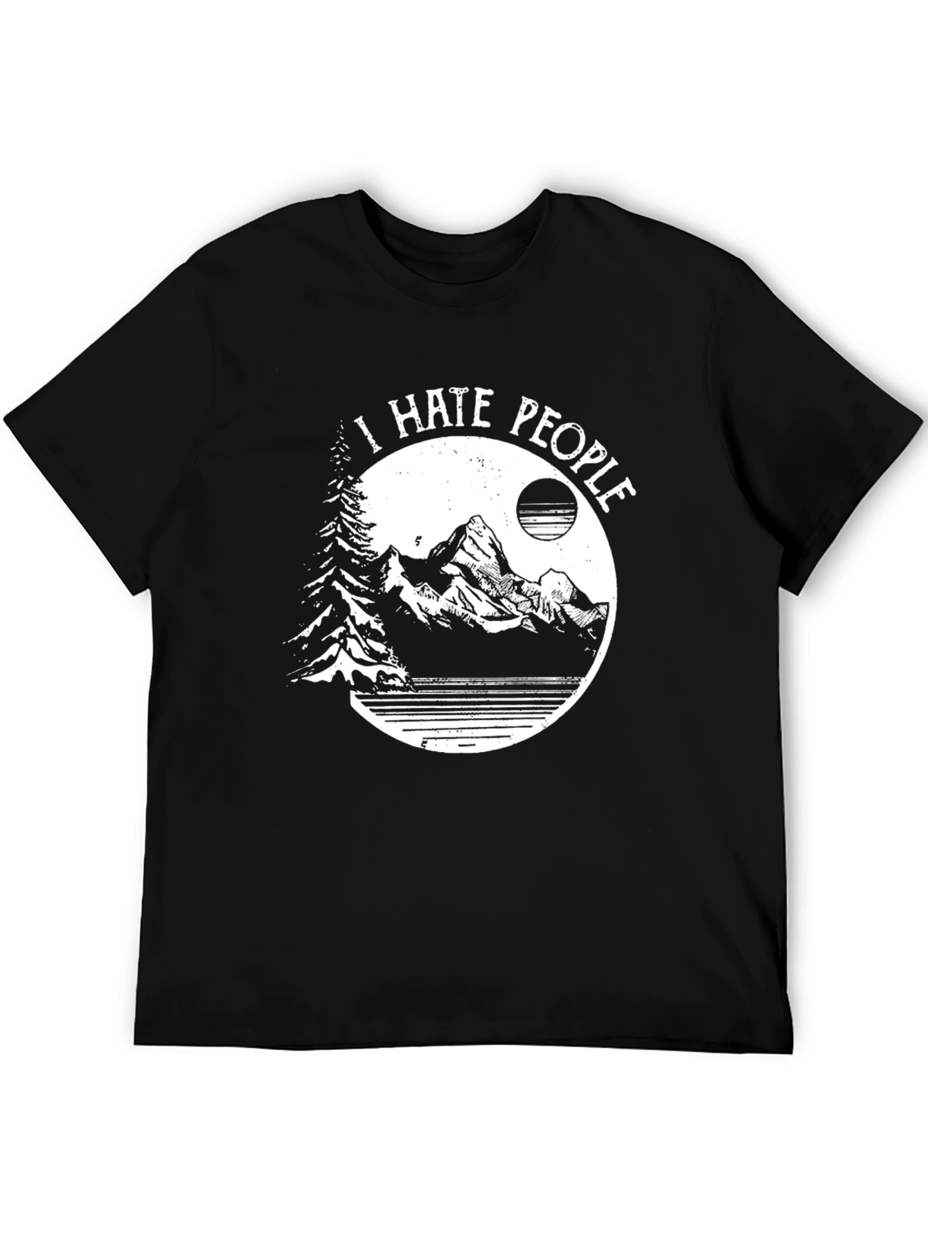 I Hate People Mountain Graphic Tee