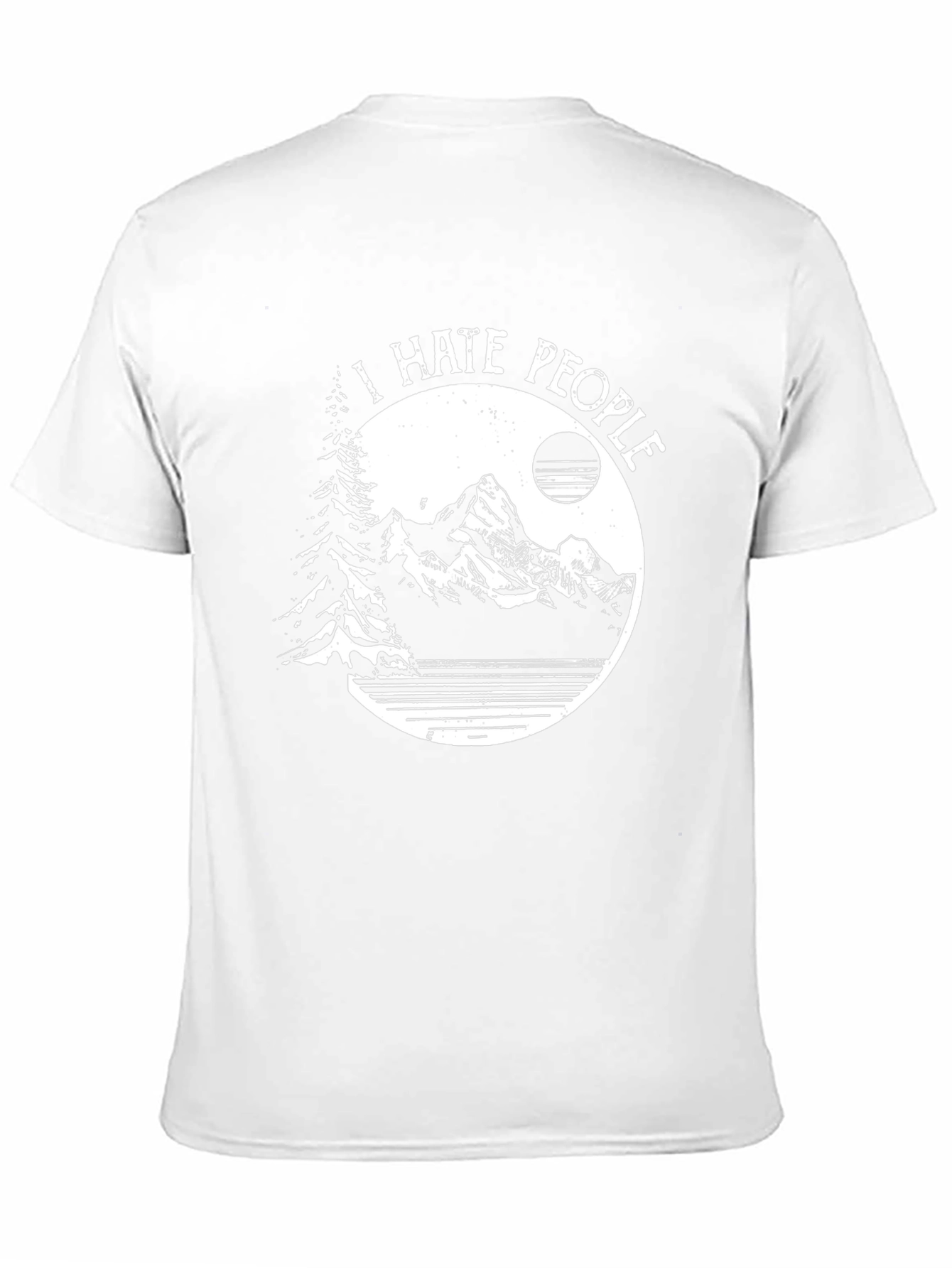 I Hate People Mountain Graphic Tee