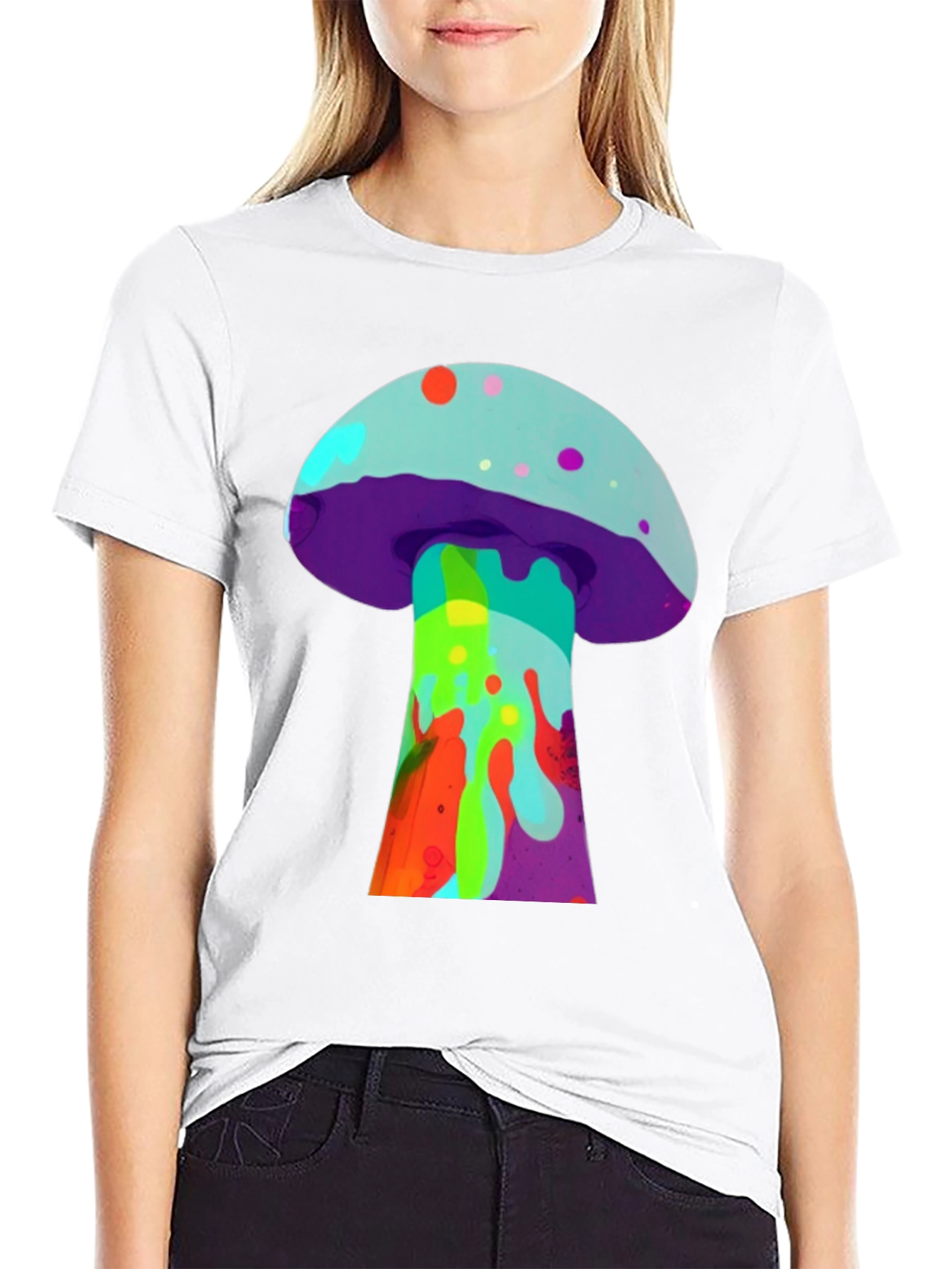 Psychedelic Mushroom Graphic Tee