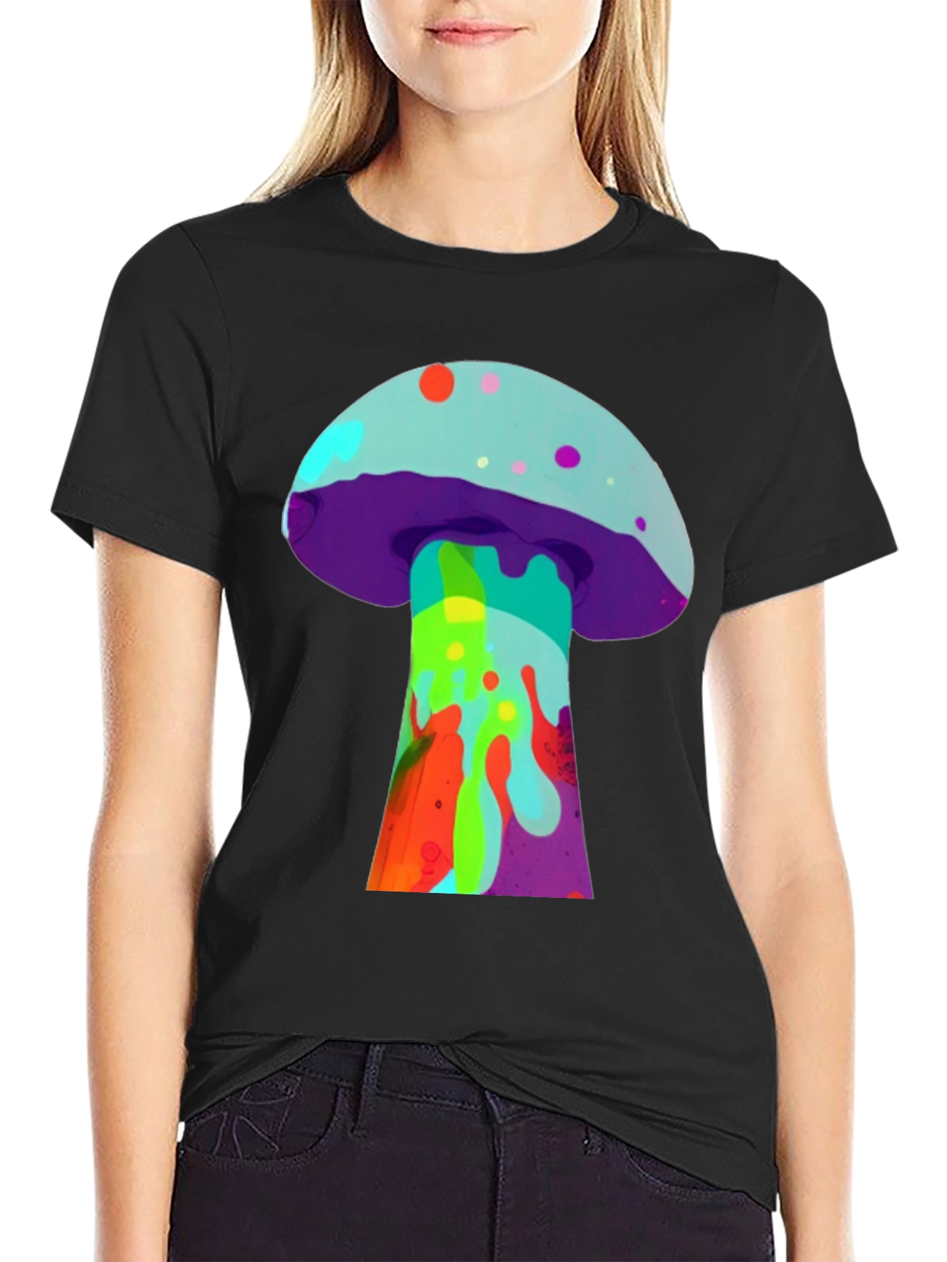 Psychedelic Mushroom Graphic Tee