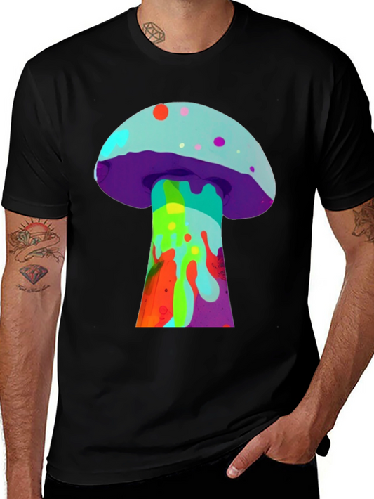Psychedelic Mushroom Graphic Tee