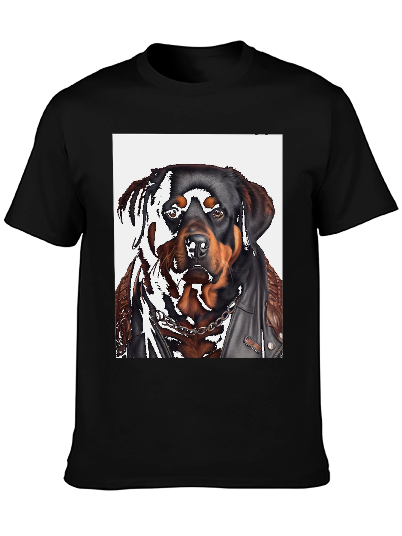 Rottweiler Biker T-Shirt