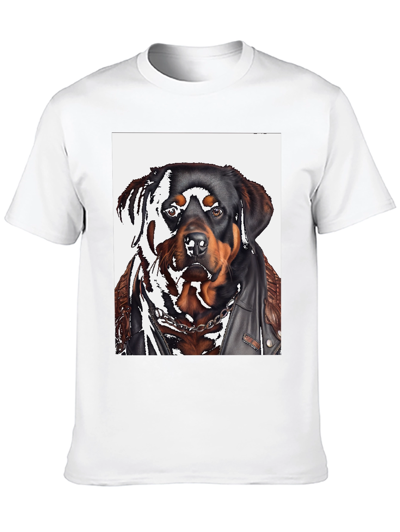 Rottweiler Biker T-Shirt