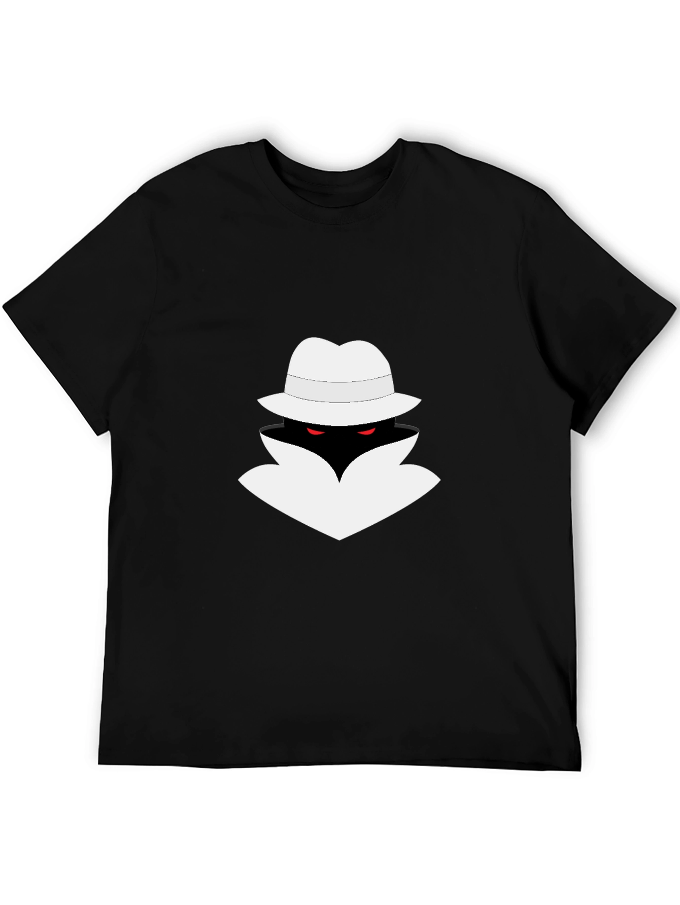 Mystery Man Graphic Tee - Black T-Shirt