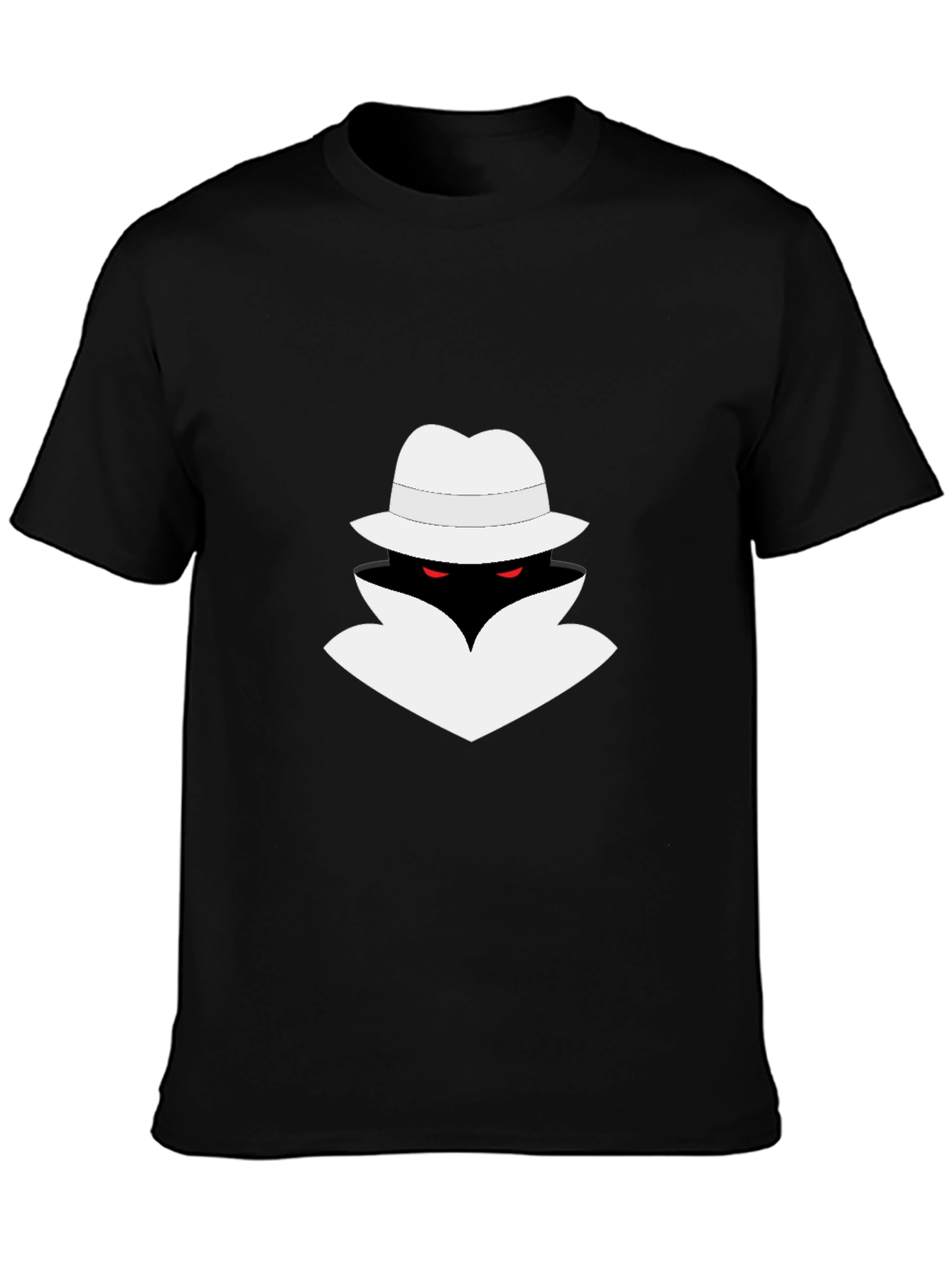 Mystery Man Graphic Tee - Black T-Shirt