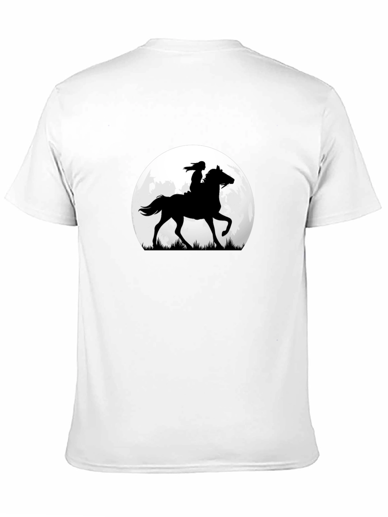 Horse & Rider Silhouette Moon Graphic Tee