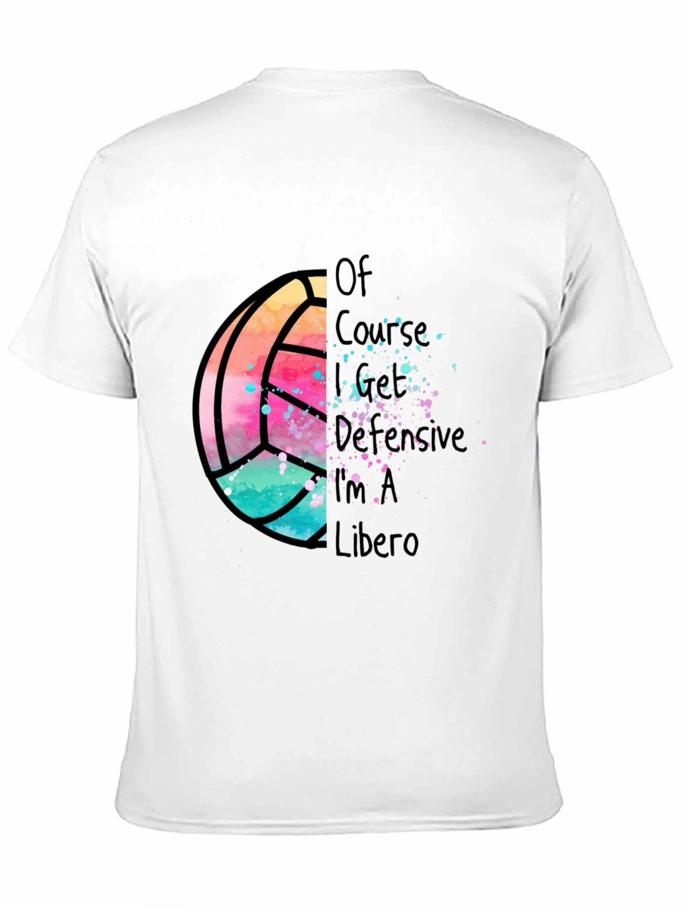 Volleyball Libero Graphic T-Shirt