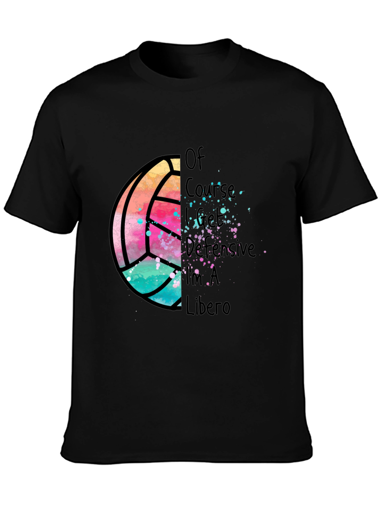 Volleyball Libero Graphic T-Shirt