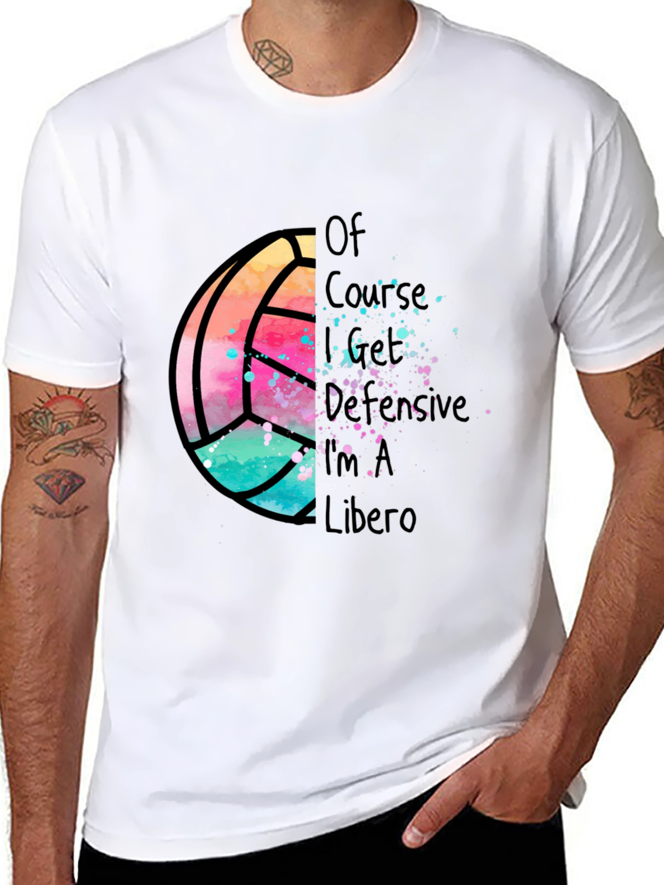 Volleyball Libero Graphic T-Shirt