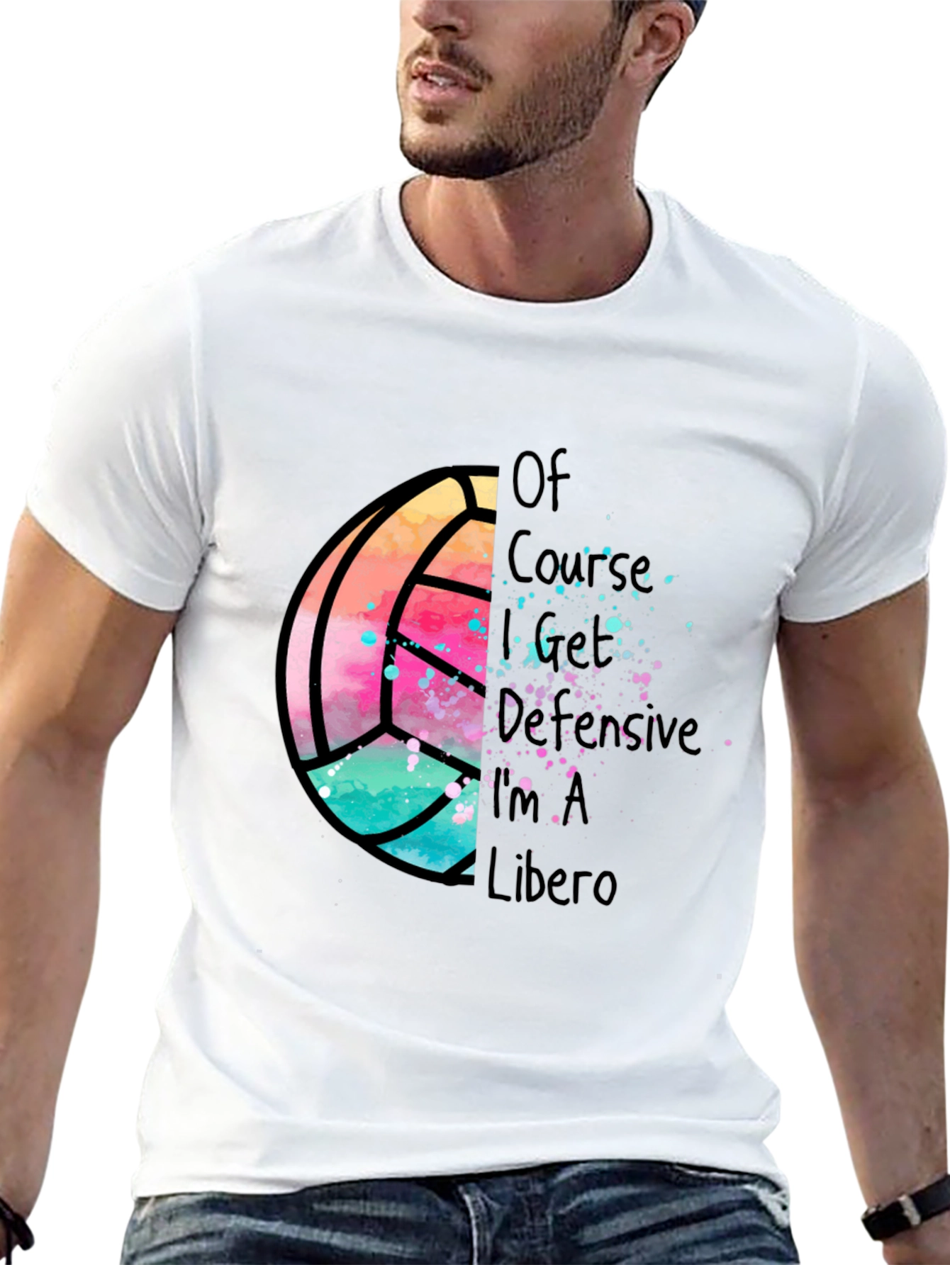 Volleyball Libero Graphic T-Shirt