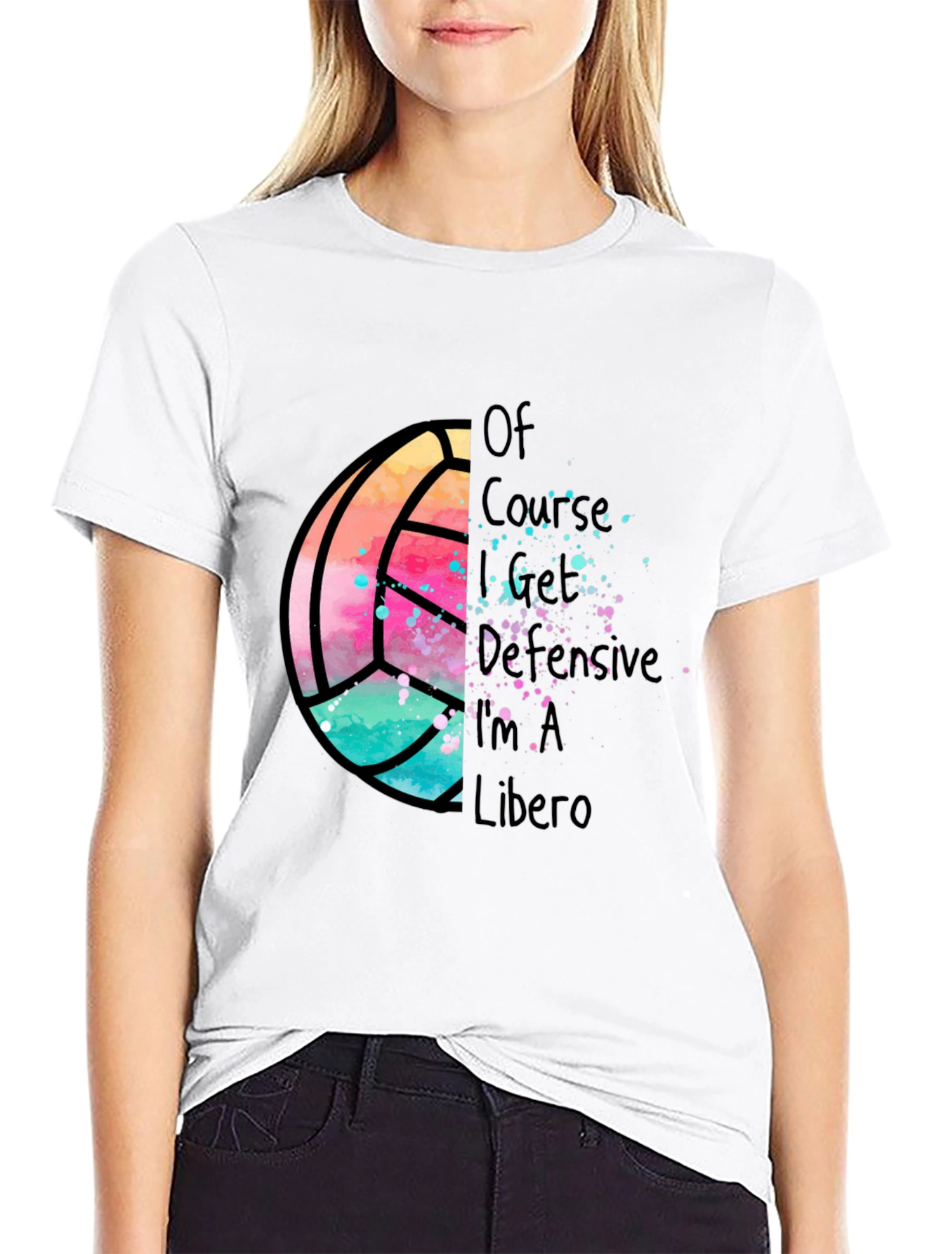 Volleyball Libero Graphic T-Shirt