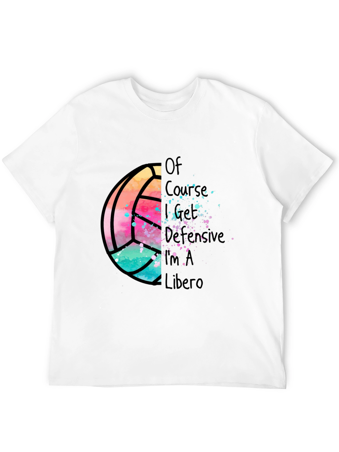 Volleyball Libero Graphic T-Shirt