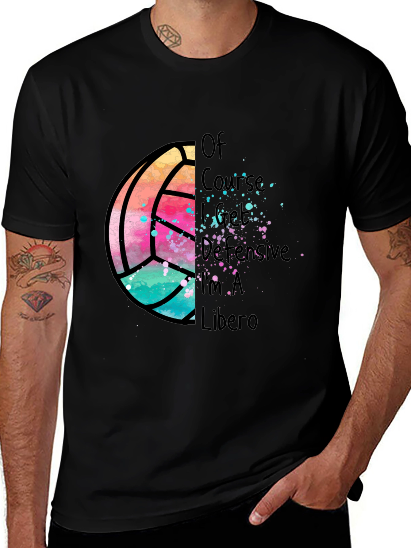 Volleyball Libero Graphic T-Shirt