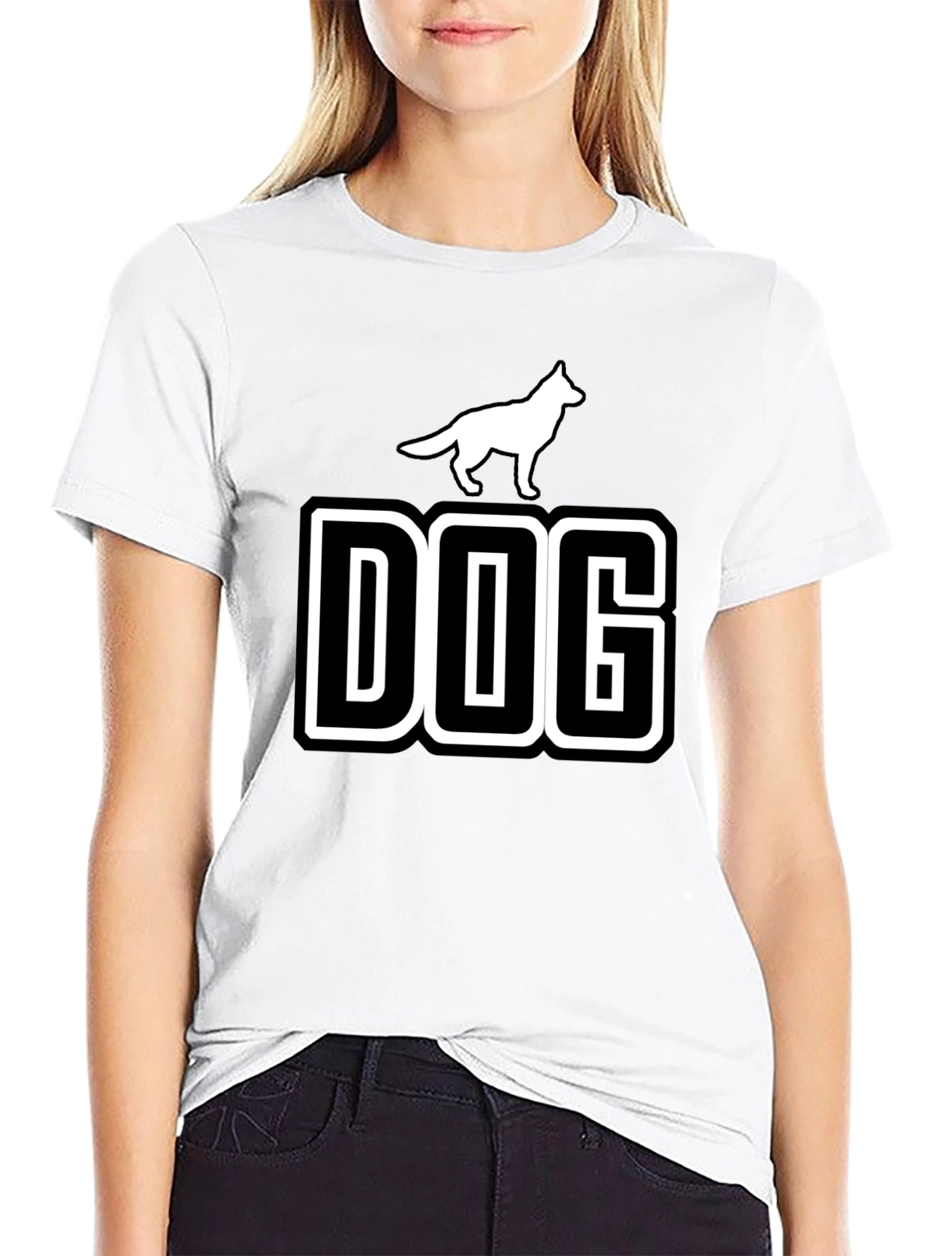 Dog Graphic Tee - Stylish Canine Lover T-Shirt