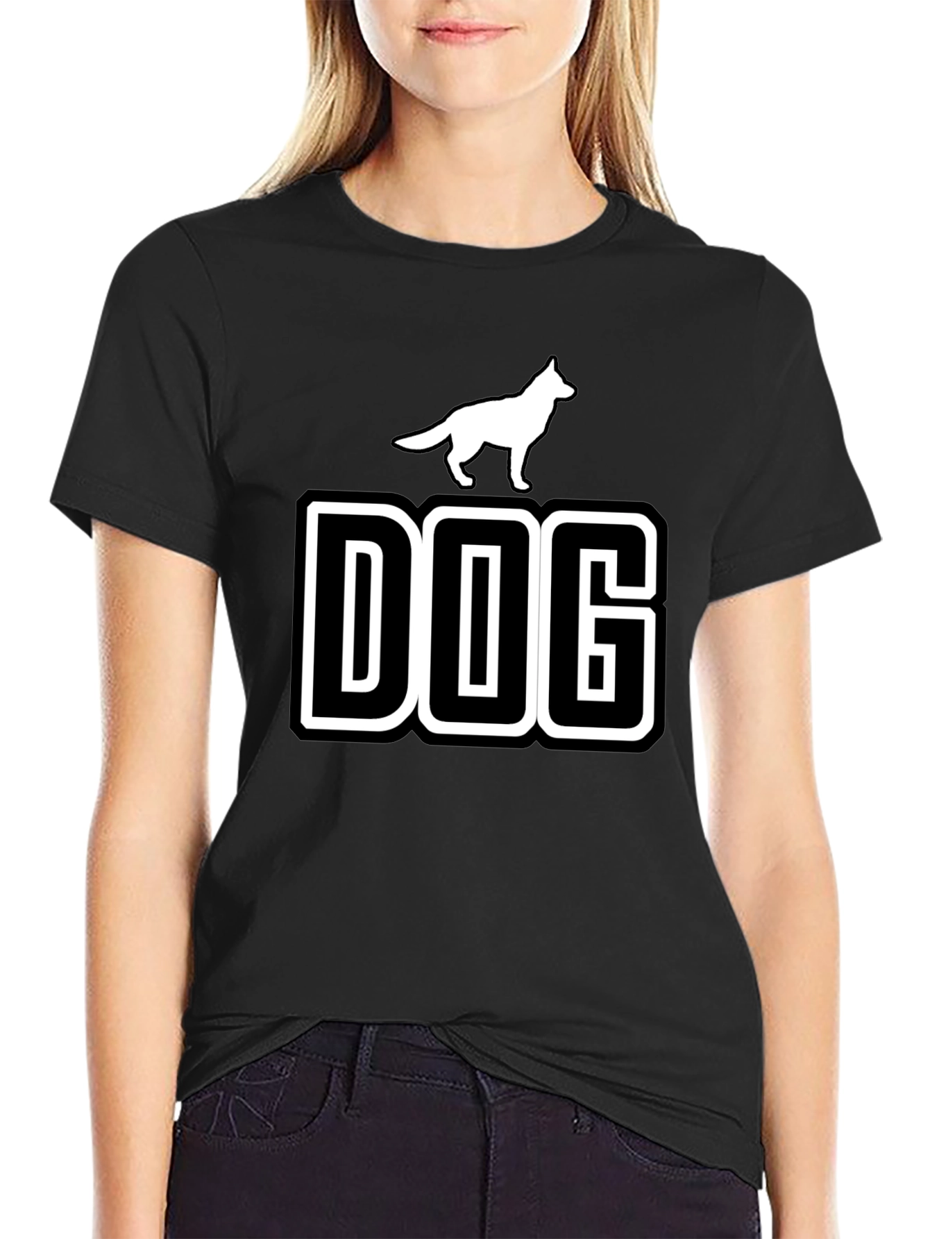 Dog Graphic Tee - Stylish Canine Lover T-Shirt