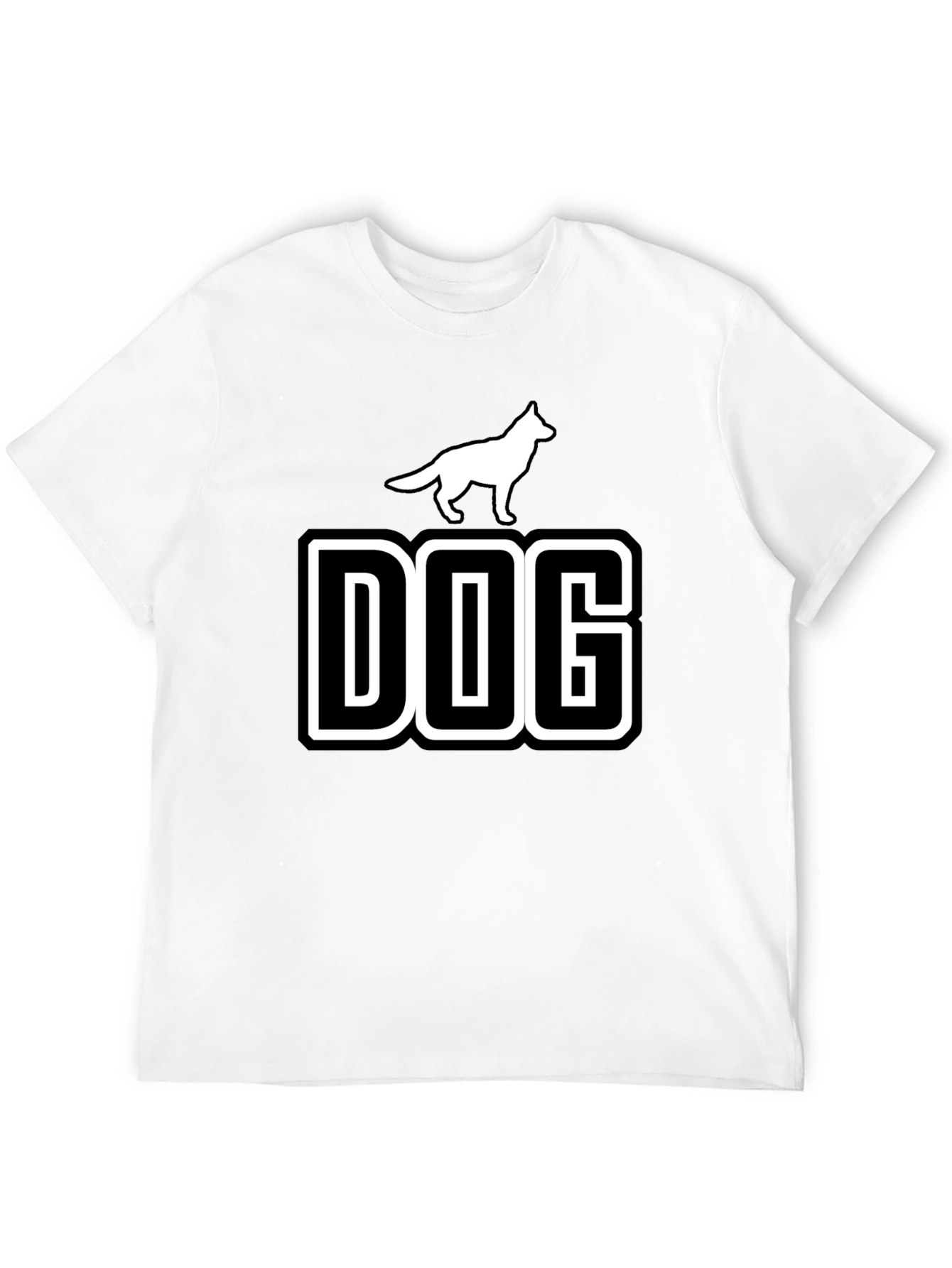 Dog Graphic Tee - Stylish Canine Lover T-Shirt