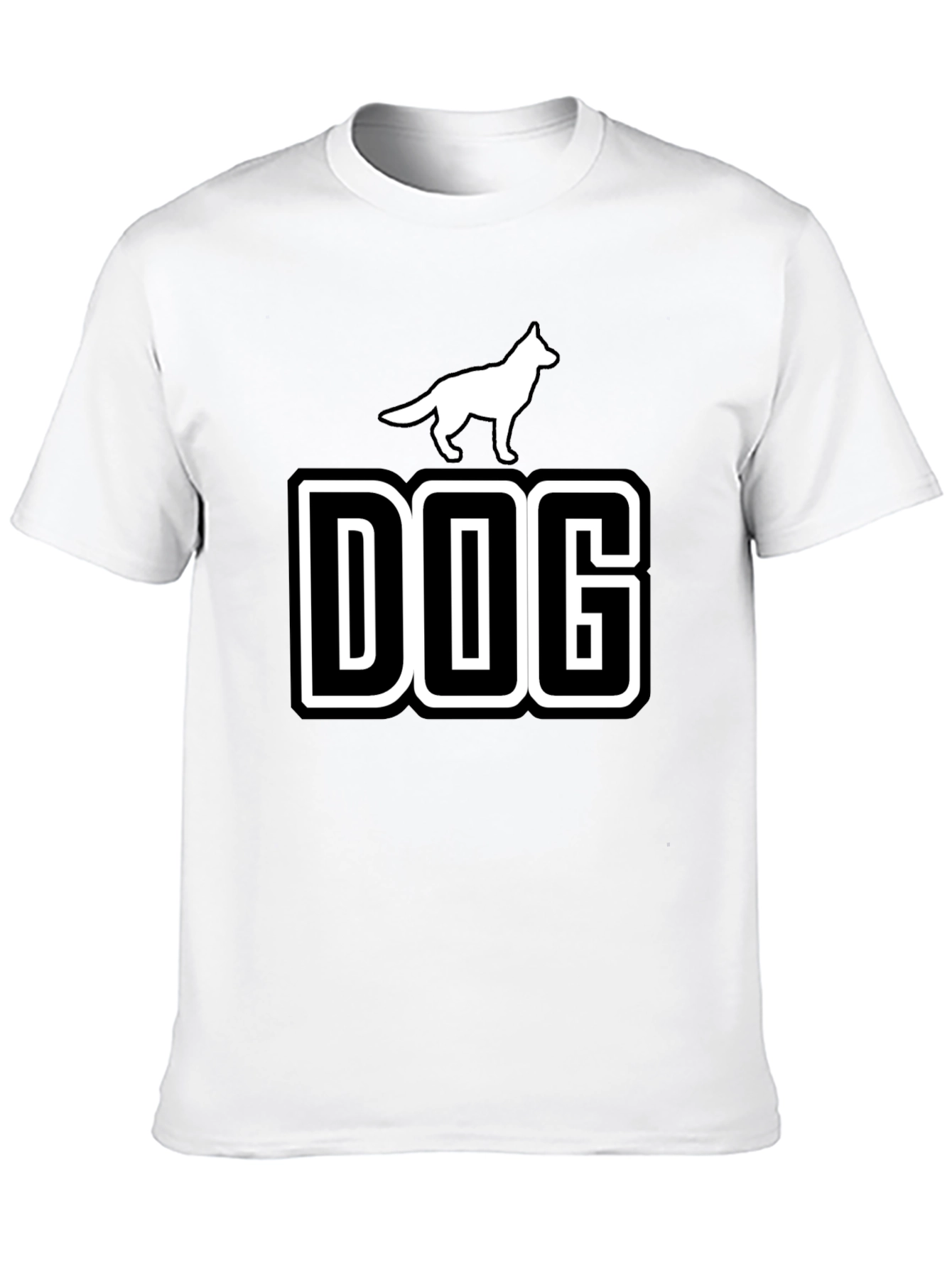Dog Graphic Tee - Stylish Canine Lover T-Shirt