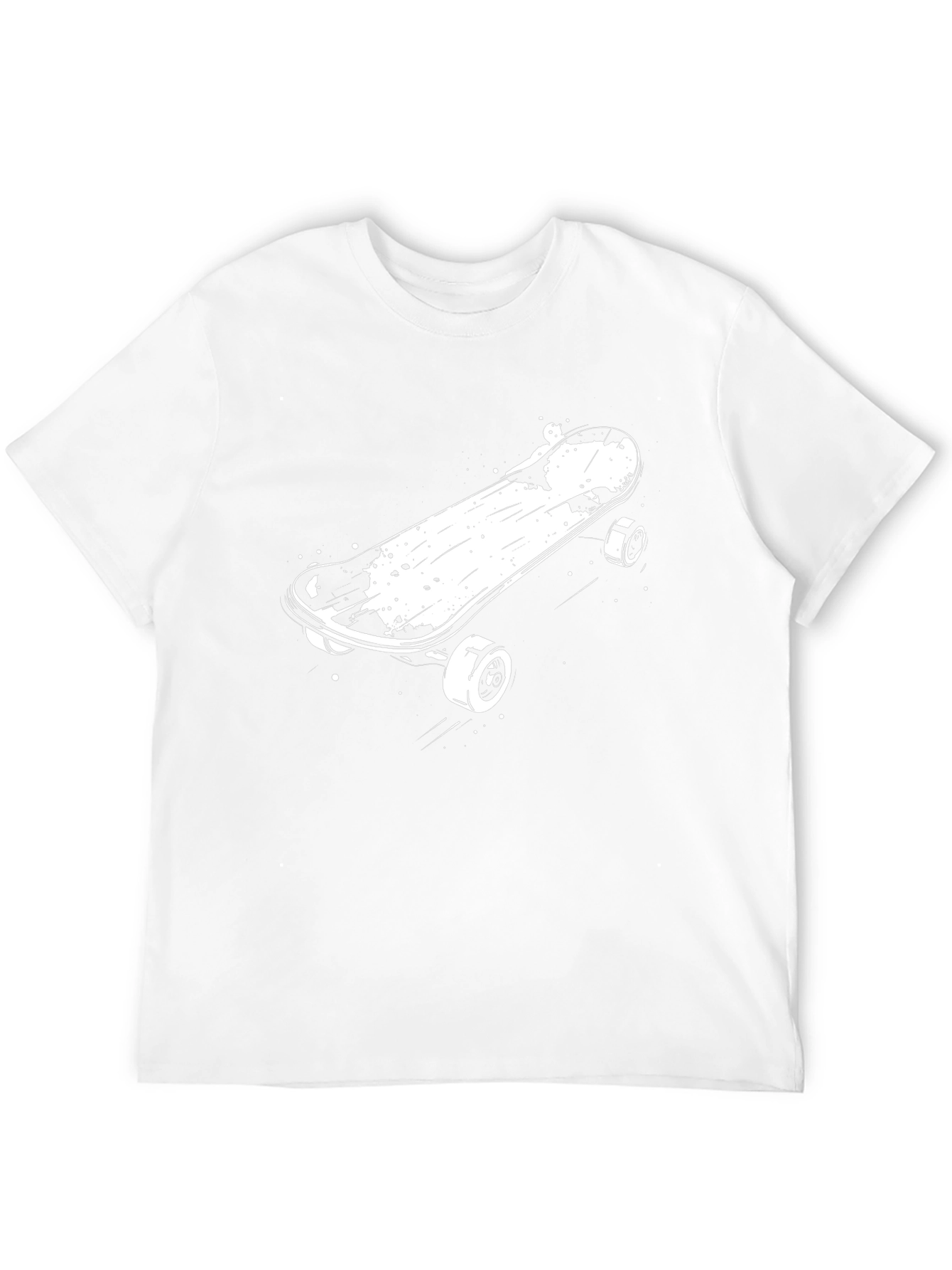 Skateboarding Graphic Tee - Black