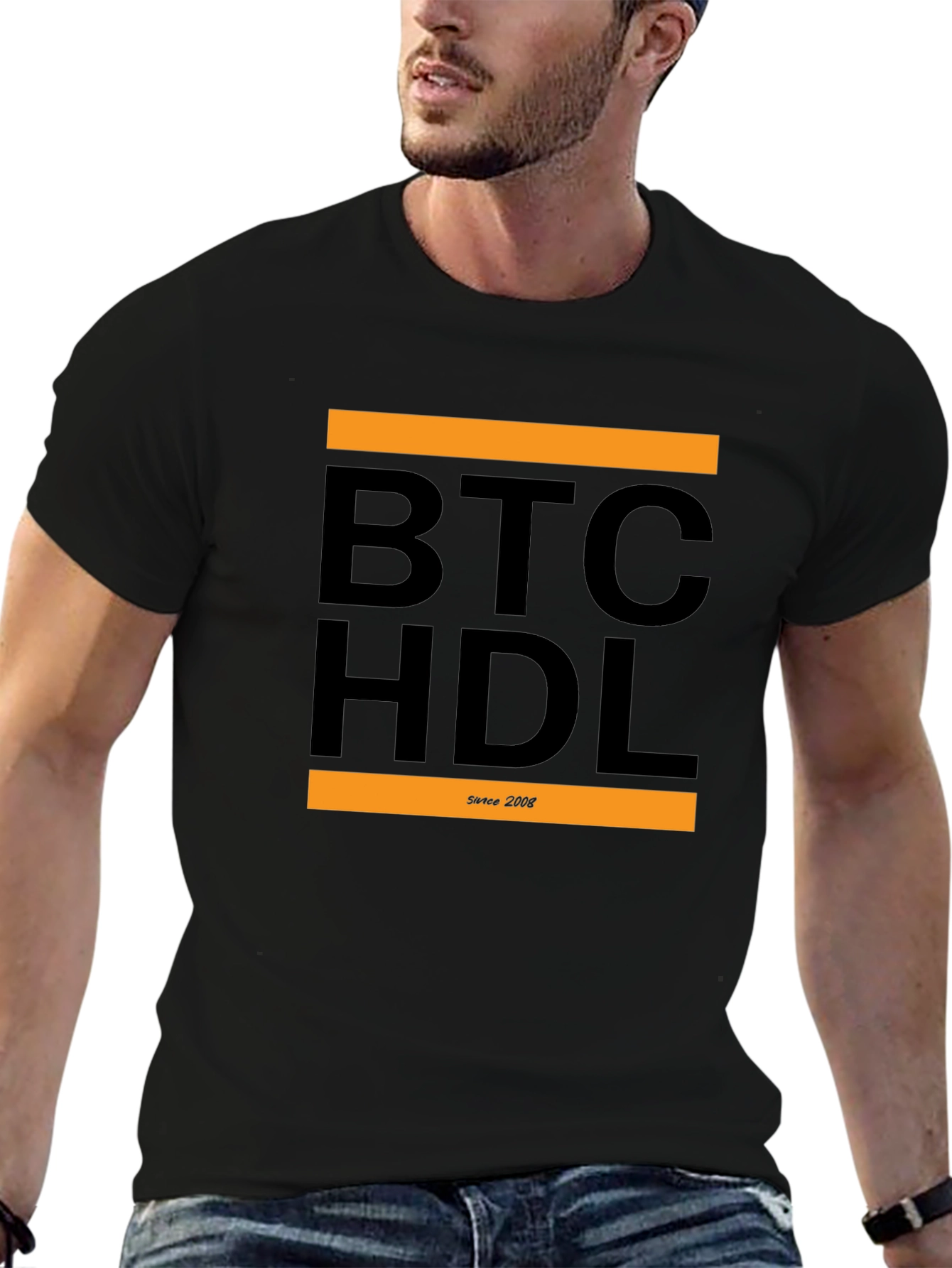 BTC HDL Crypto T-Shirt - Bitcoin HODL