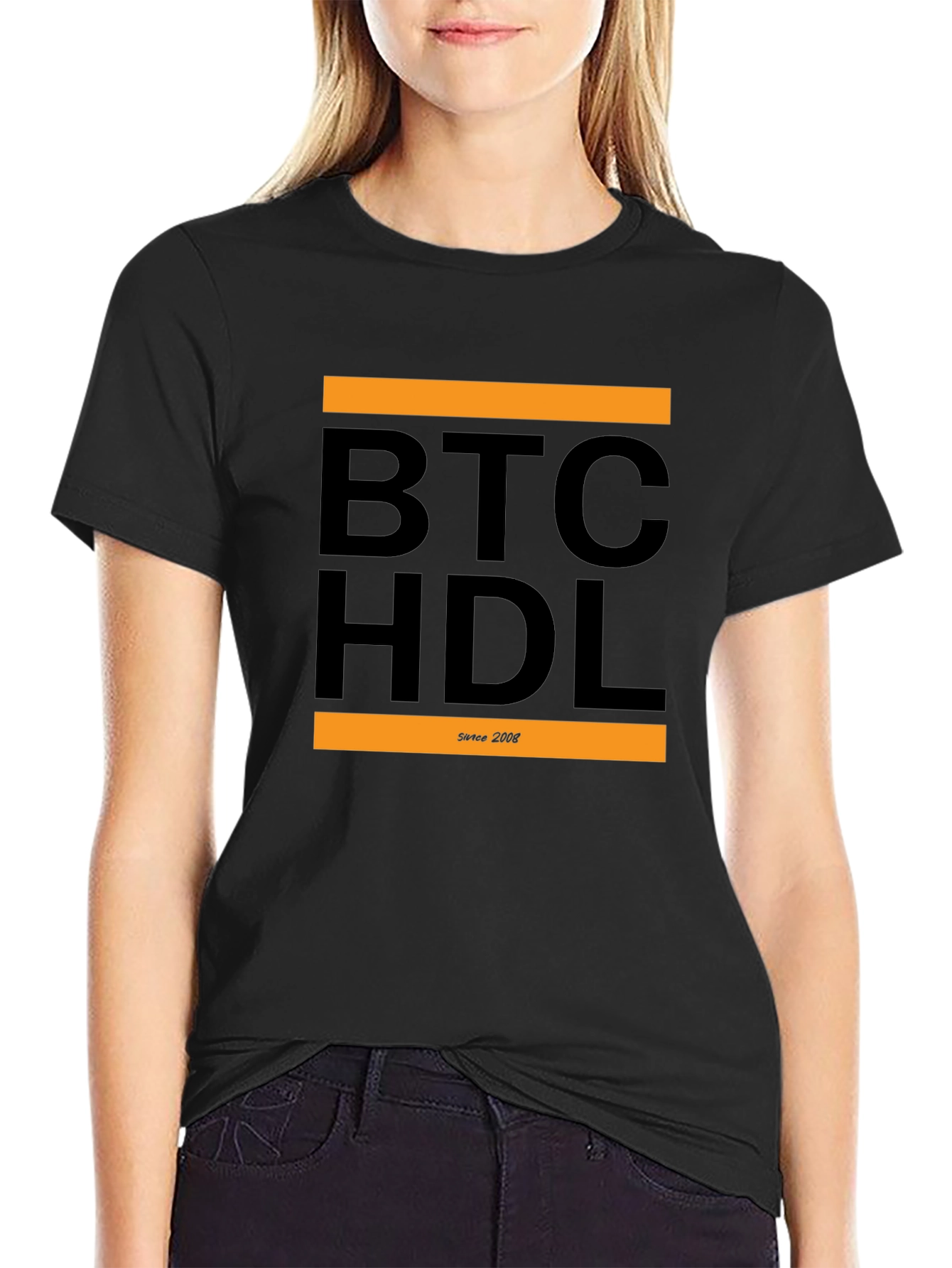 BTC HDL Crypto T-Shirt - Bitcoin HODL