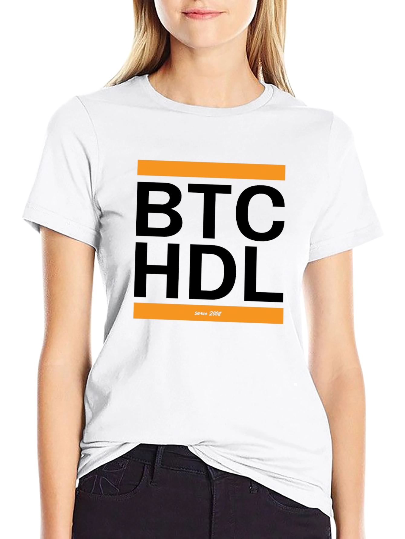 BTC HDL Crypto T-Shirt - Bitcoin HODL