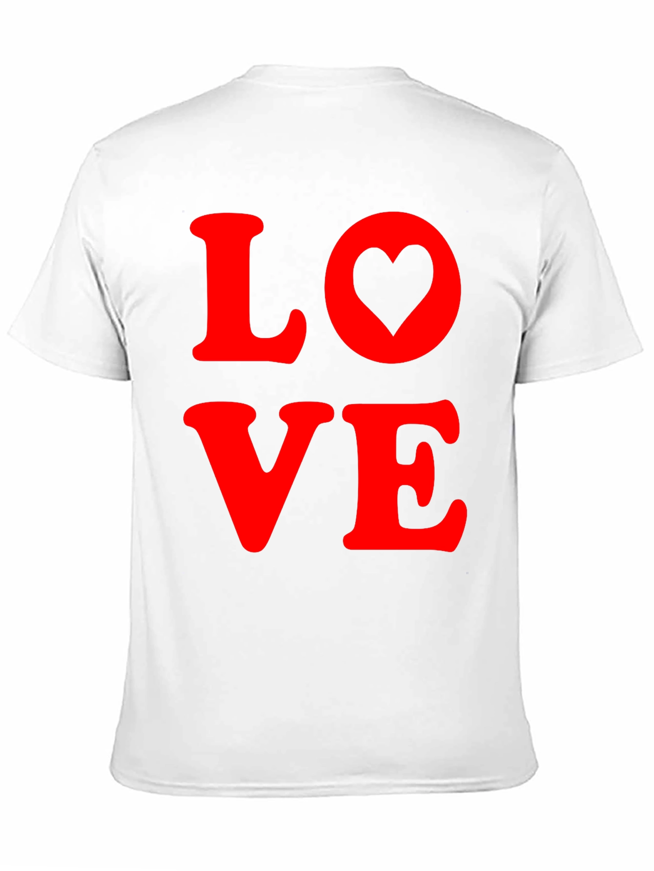 Love Heart Graphic Tee - Soft Cotton Blend