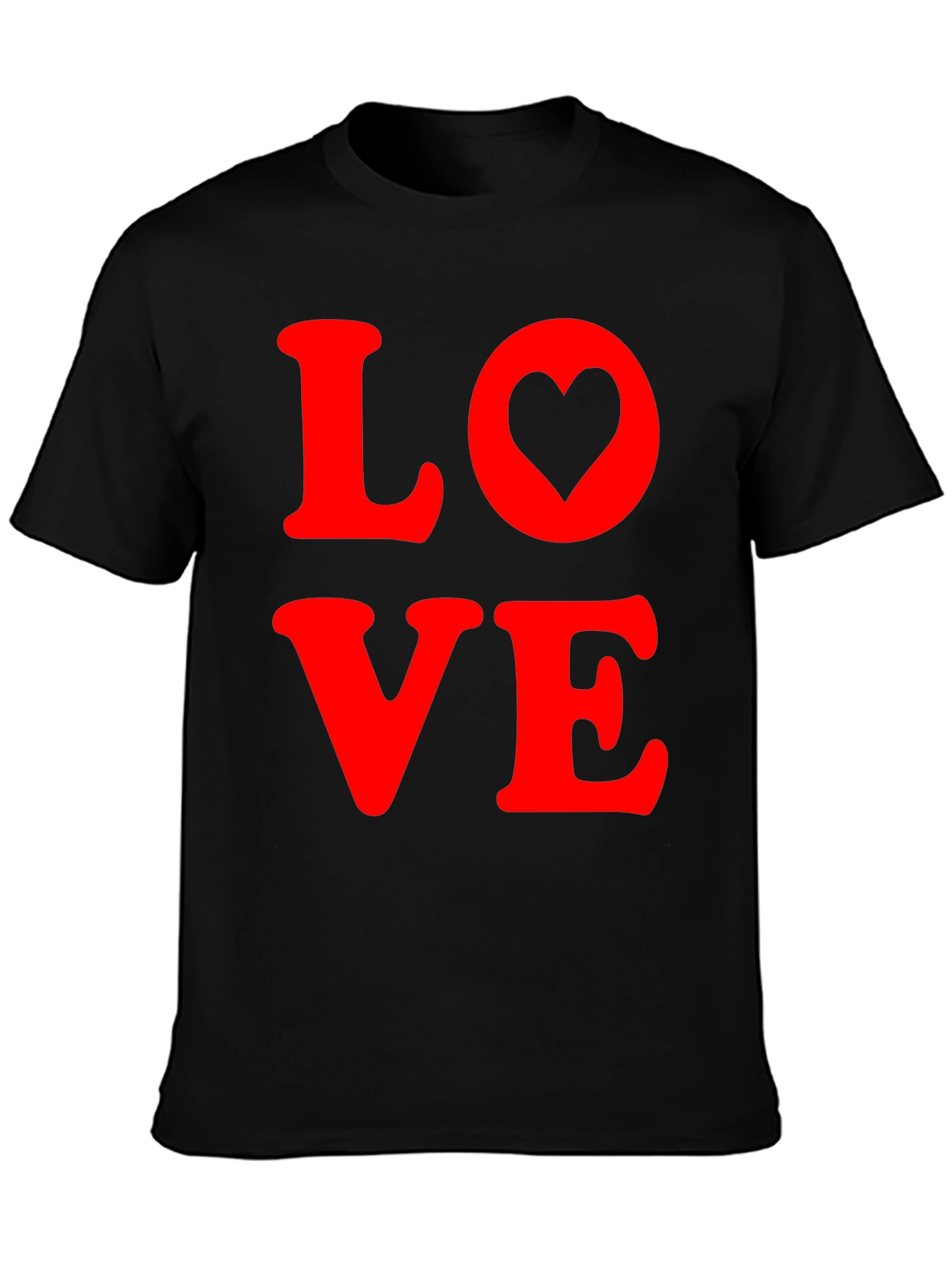 Love Heart Graphic Tee - Soft Cotton Blend