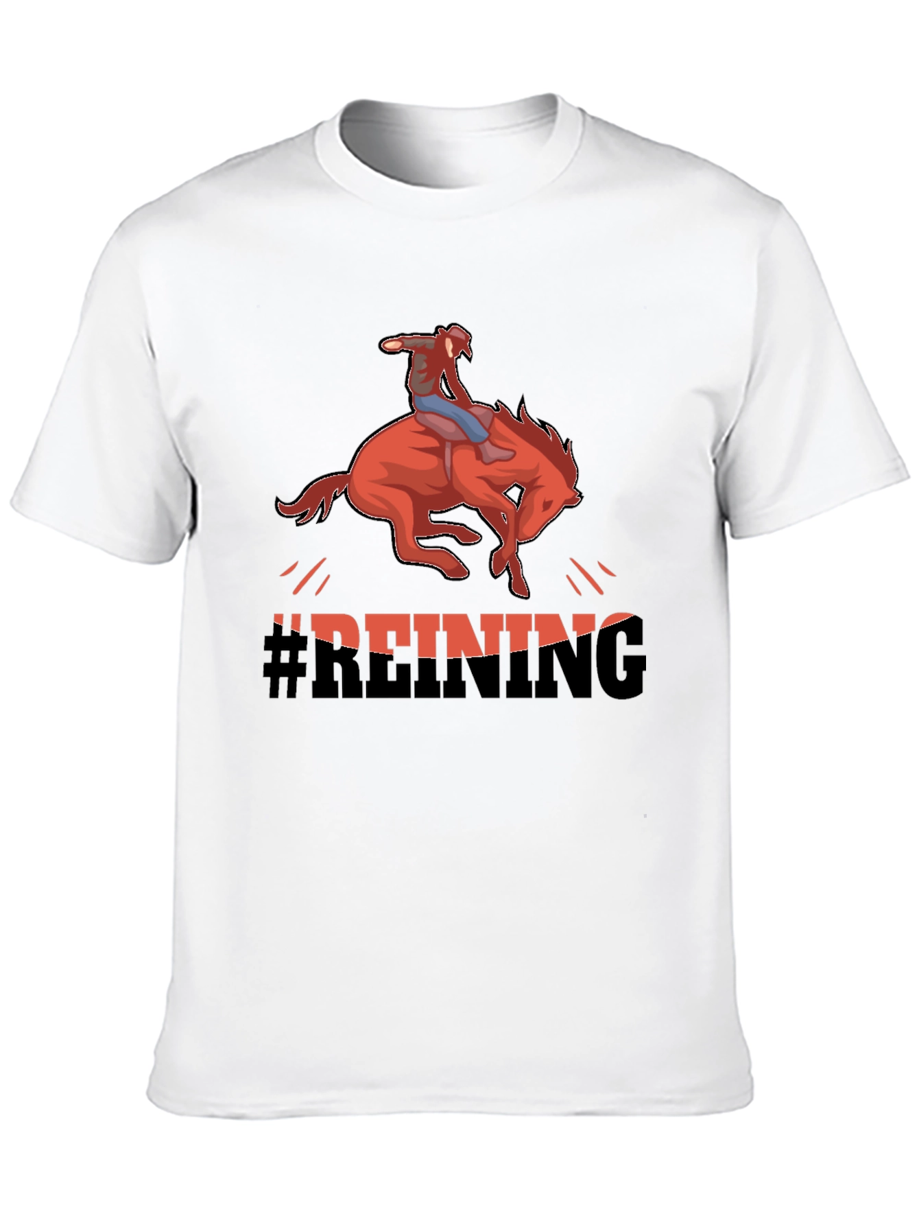 Reining Horse Graphic T-Shirt