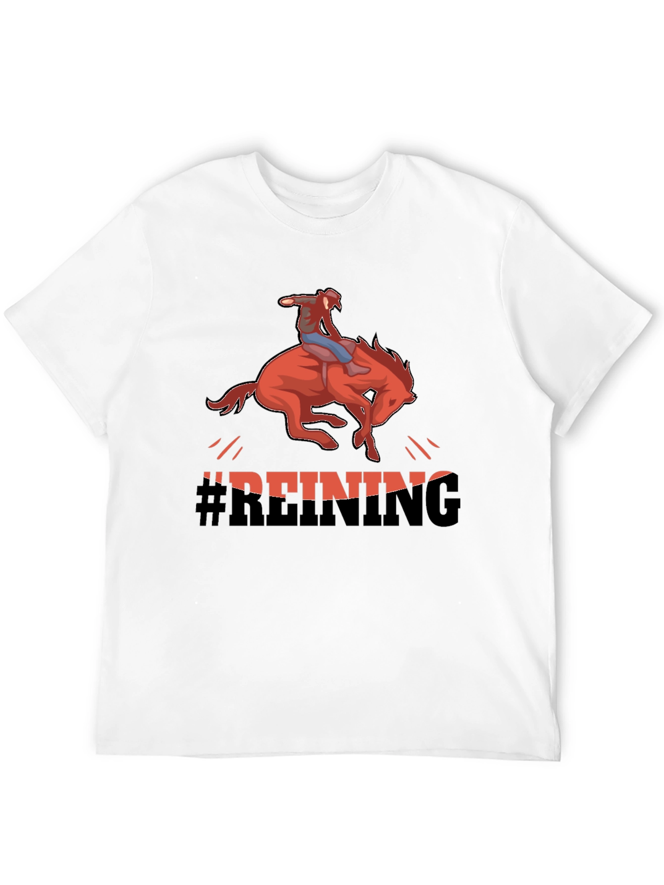 Reining Horse Graphic T-Shirt