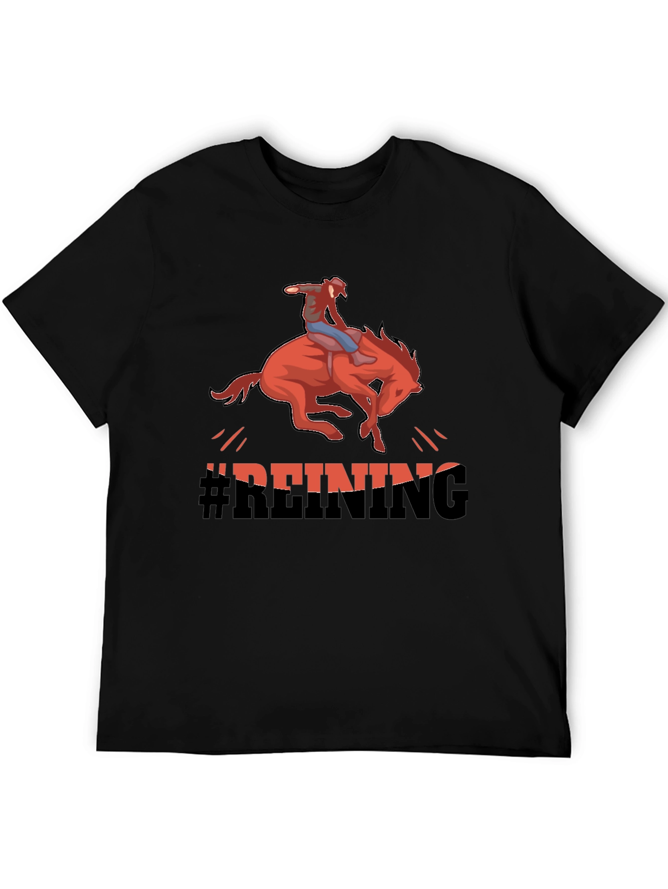 Reining Horse Graphic T-Shirt