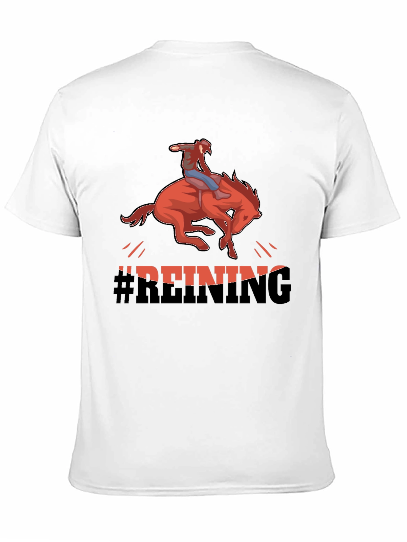 Reining Horse Graphic T-Shirt