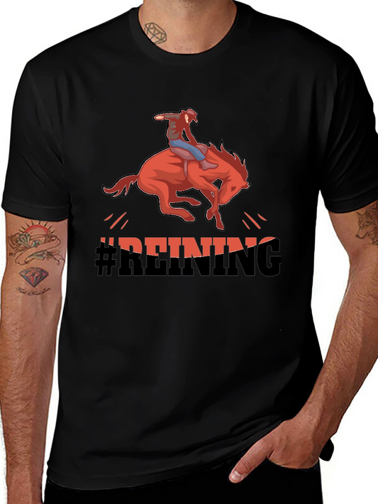 Reining Horse Graphic T-Shirt
