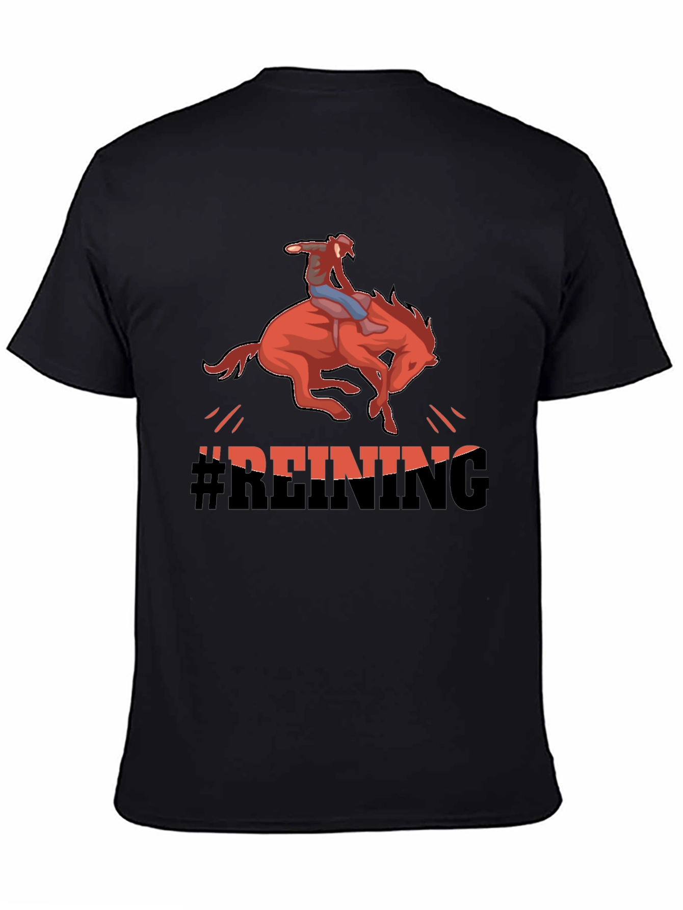 Reining Horse Graphic T-Shirt