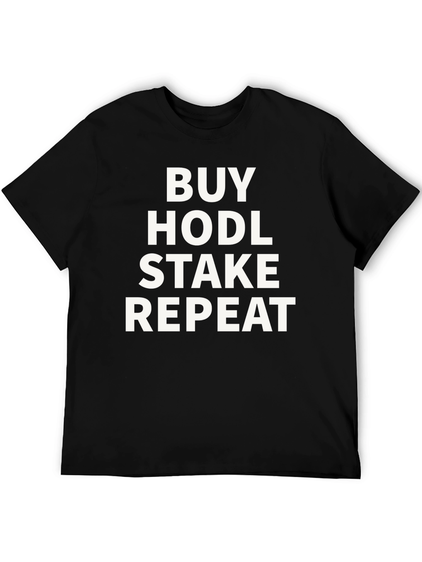 Buy Hodl Stake Repeat Crypto T-Shirt